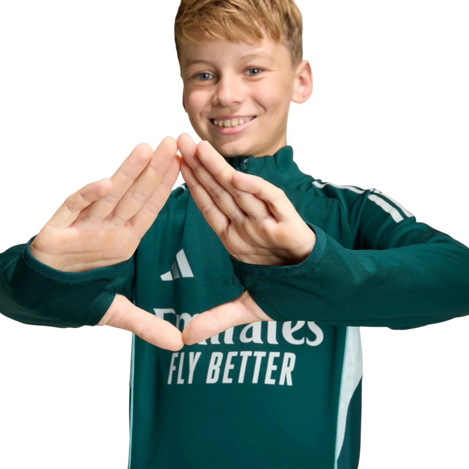 adidas Arsenal Football Tiro 2025/26 Kids Competition Half-Zip Training Top - Image 3