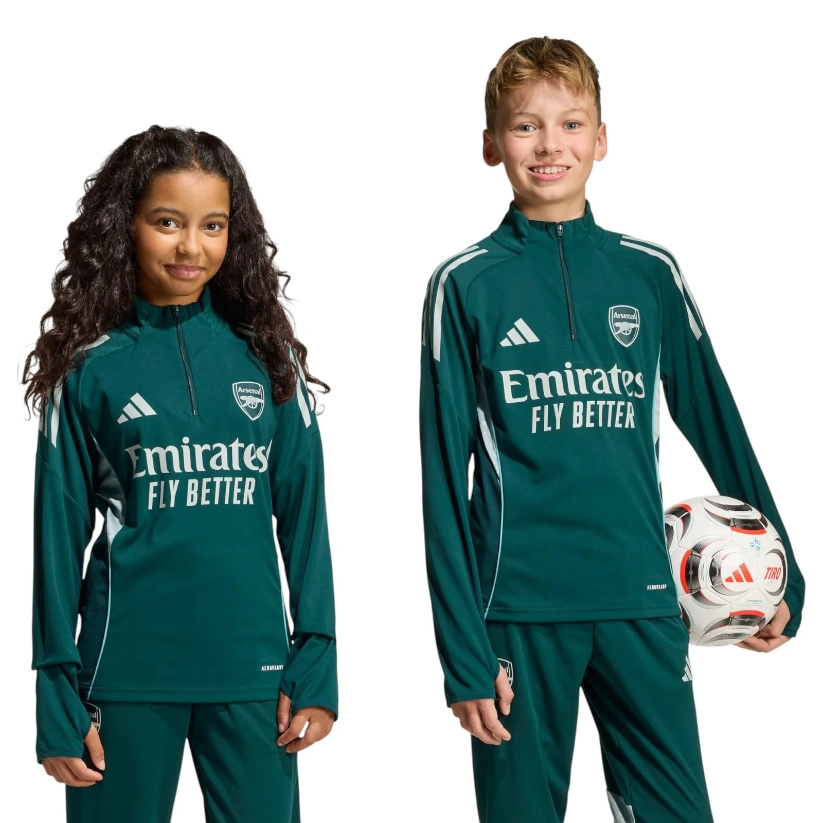 adidas Arsenal Football Tiro 2025/26 Kids Competition Half-Zip Training Top - Image 6
