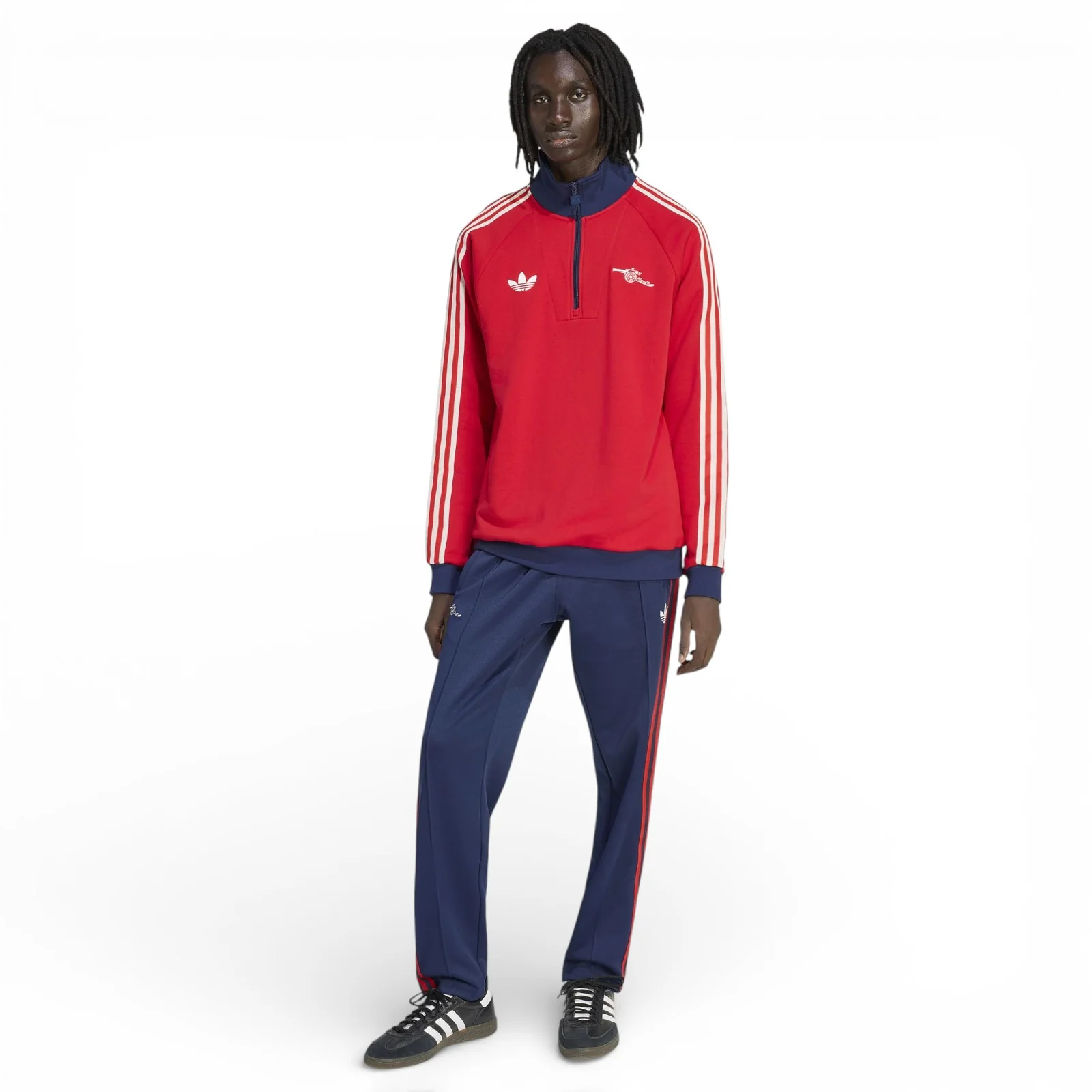 adidas Originals Arsenal Football 2025/26 Mens Half-Zip Top - Image 6