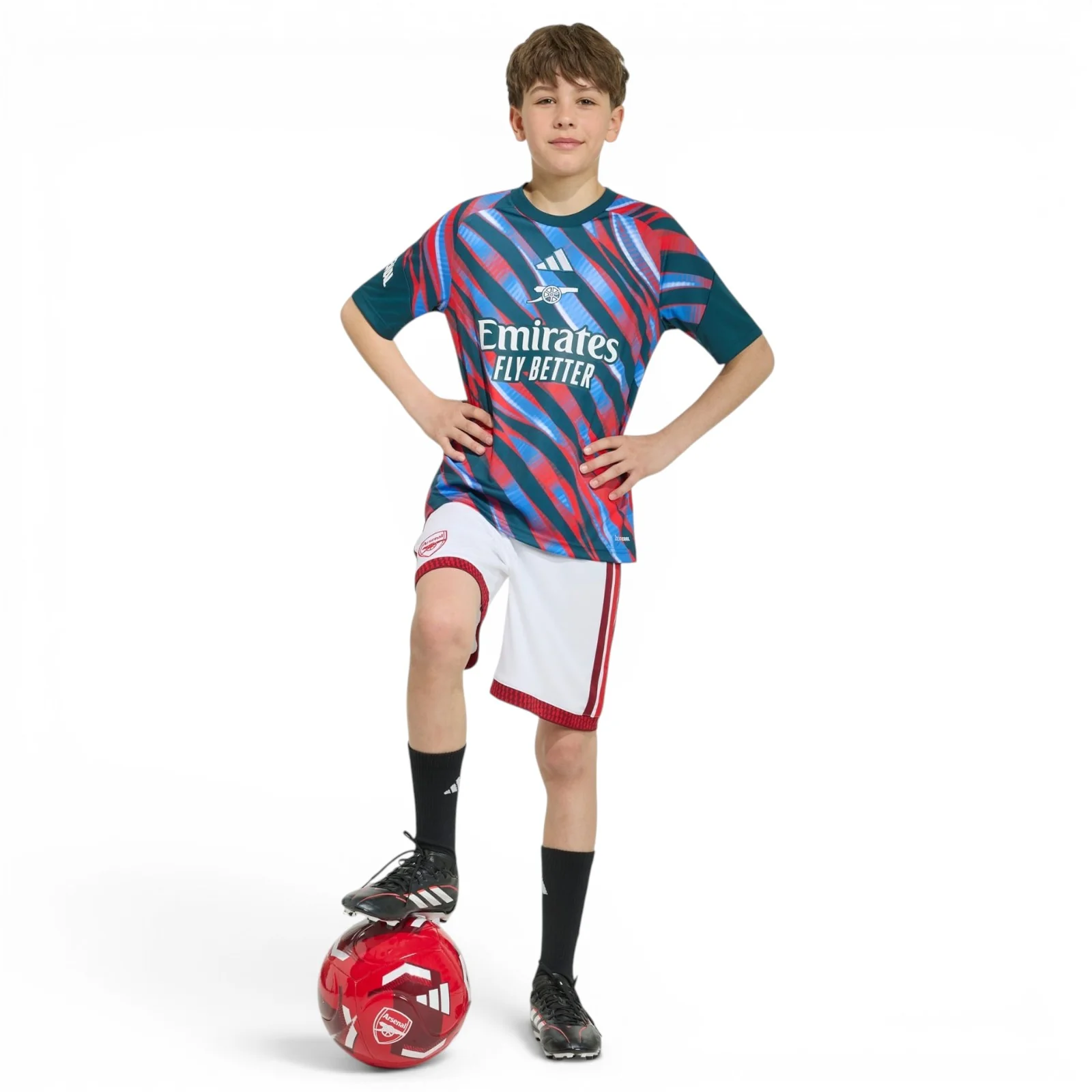 adidas Arsenal Football 2026/27 Kids Pre-Match Jersey - Image 7