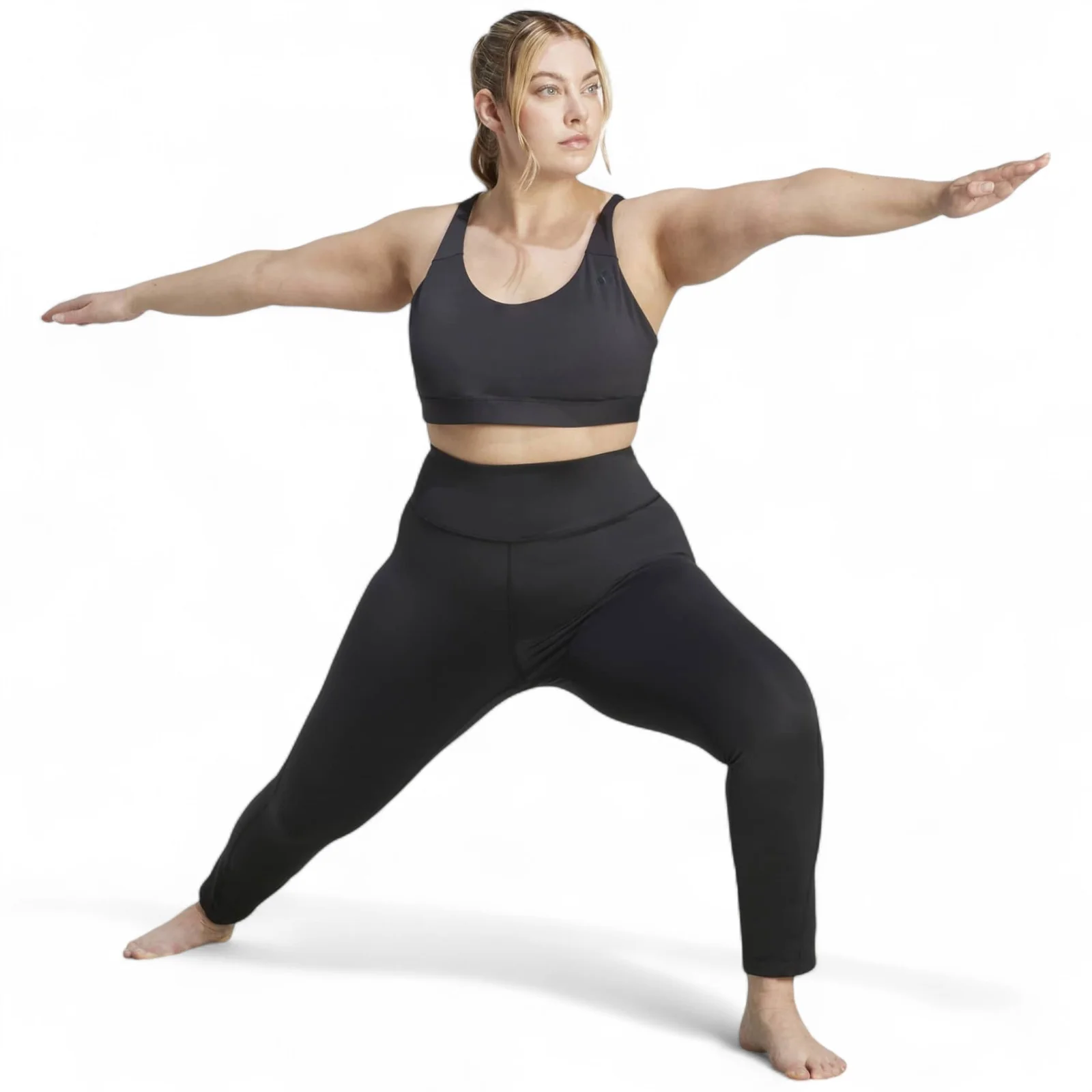 adidas All Me Essentials Womens Plus-Size Medium Support Bra - Image 7