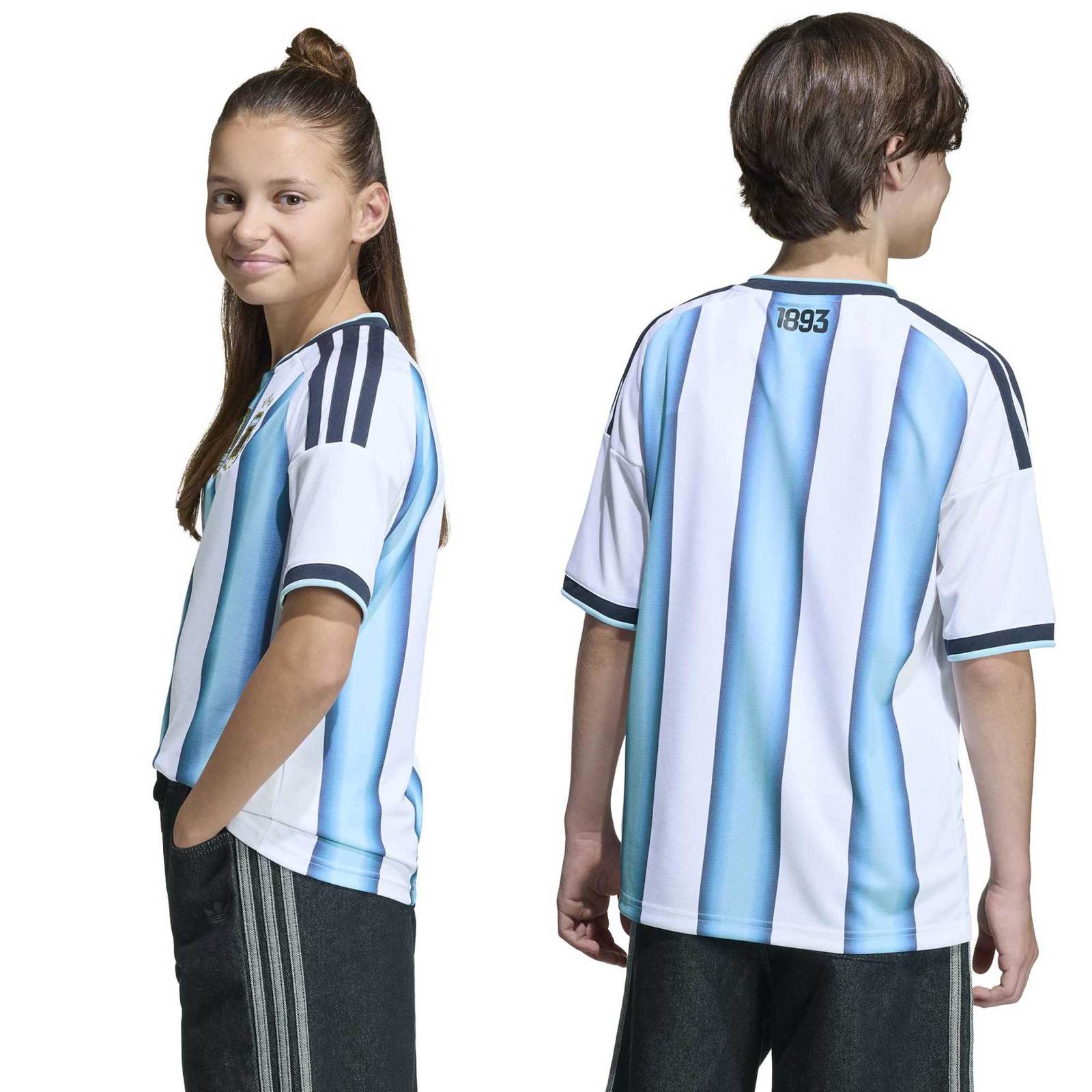 adidas Argentina Football World Cup 2026 Home Replica Messi Kids Jersey - Image 8