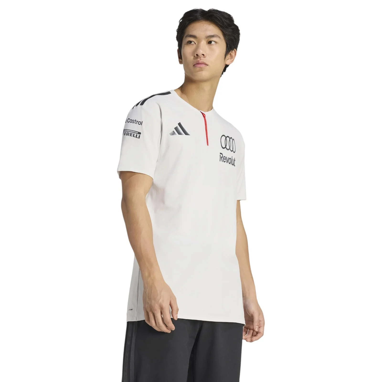 adidas Audi Formula 1 Motorsport Adults Driver T-Shirt - Image 3