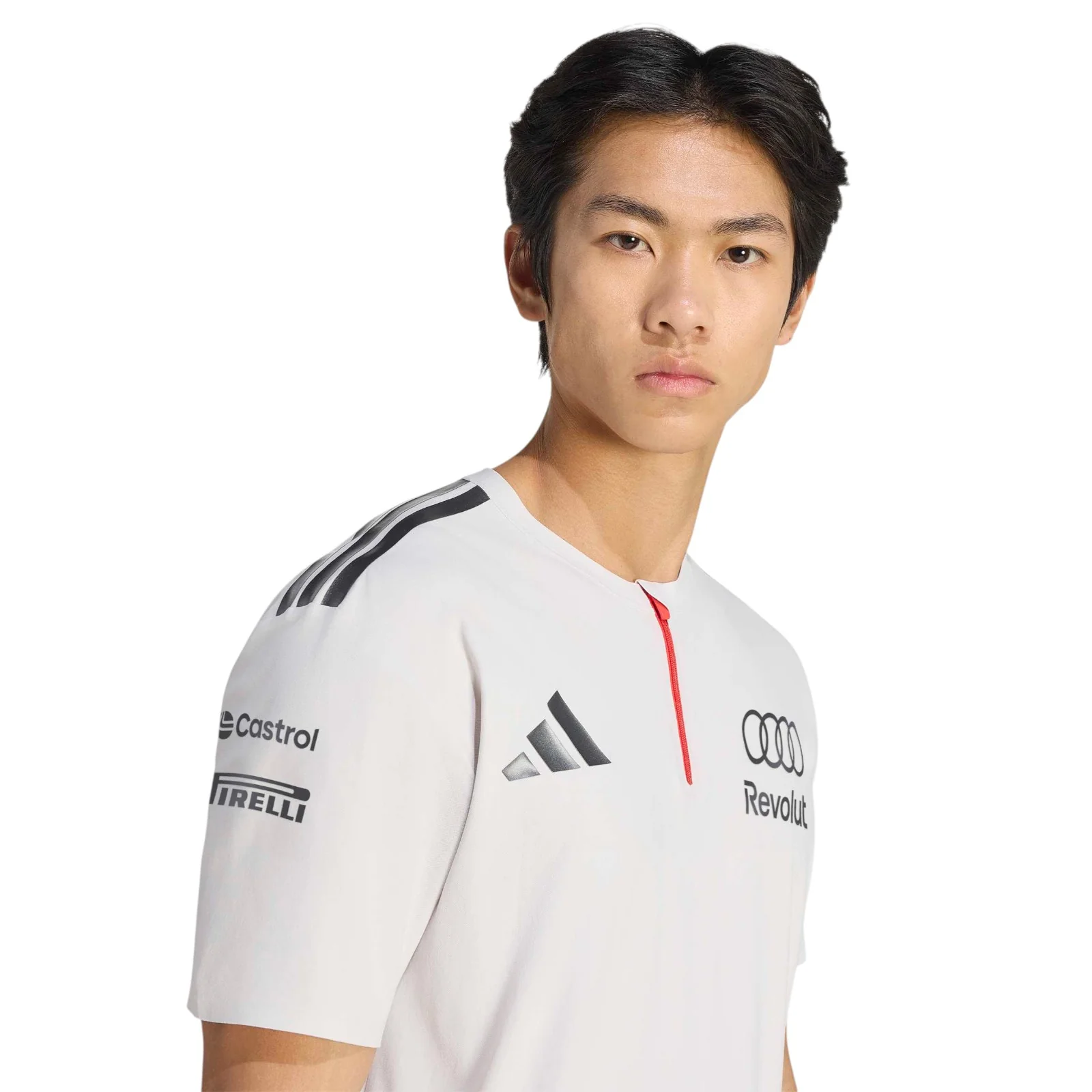 adidas Audi Formula 1 Motorsport Adults Driver T-Shirt - Image 4