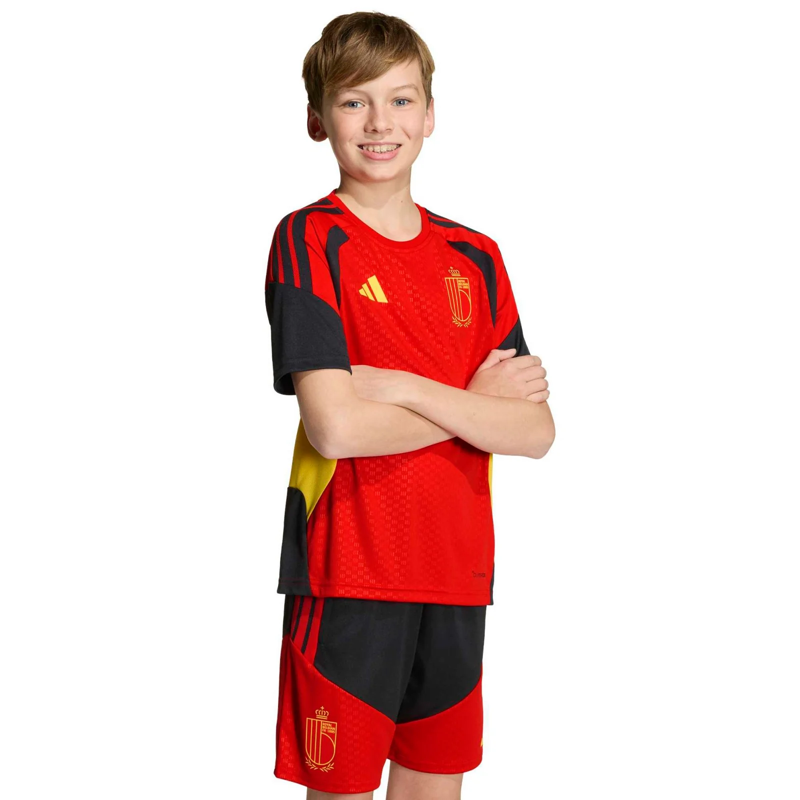 adidas Belgium Football World Cup 2026 Tiro Kids Training Jersey - Image 3