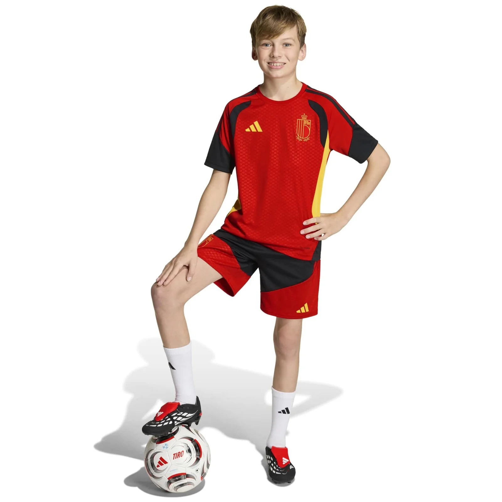 adidas Belgium Football World Cup 2026 Tiro Kids Training Jersey - Image 9