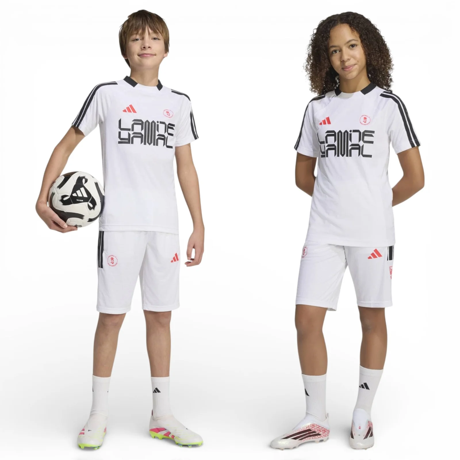 adidas Lamine Yamal Kids Regular-Fit Training Shorts - Image 4