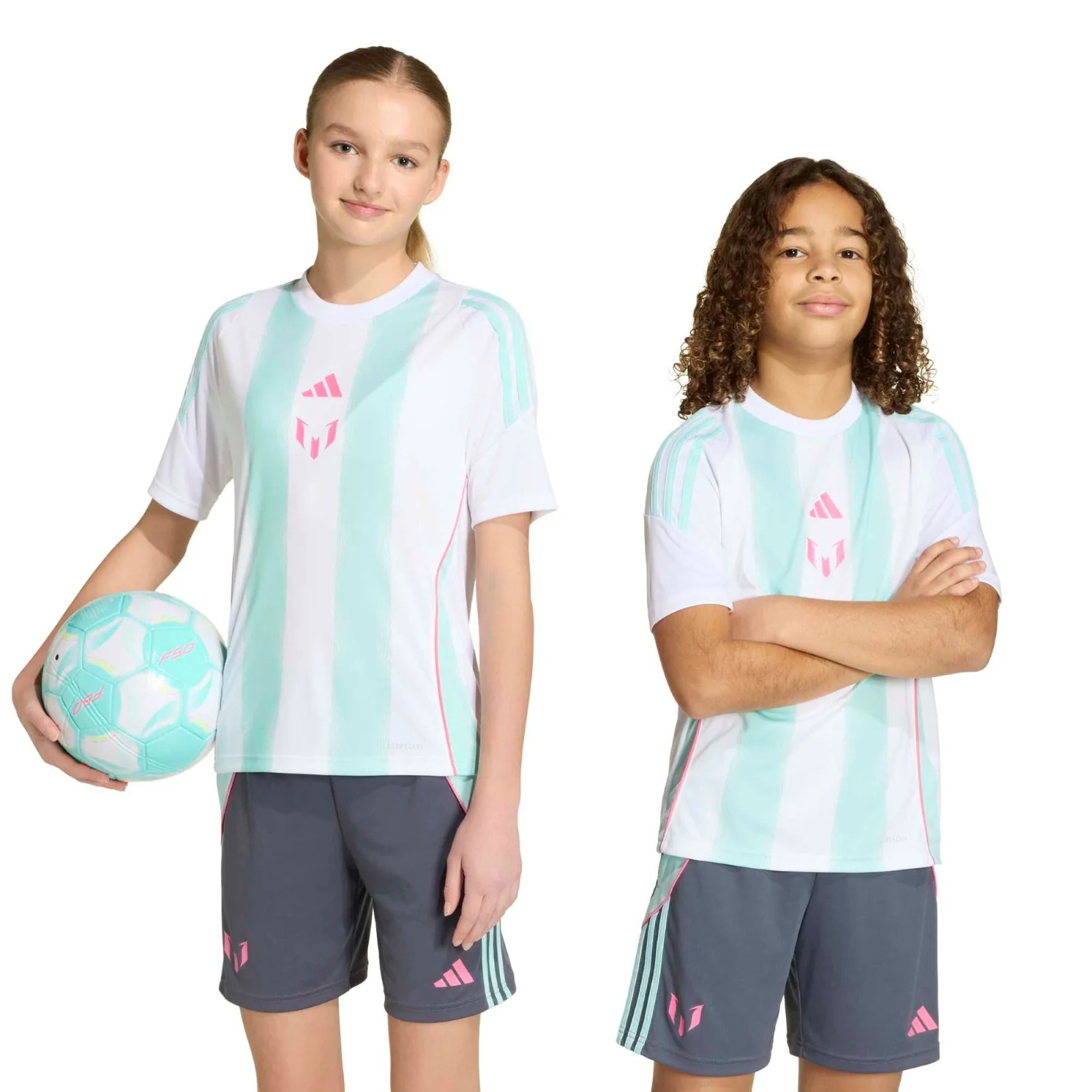 adidas Messi Regular-Fit Crewneck Kids Training Jersey - Image 5