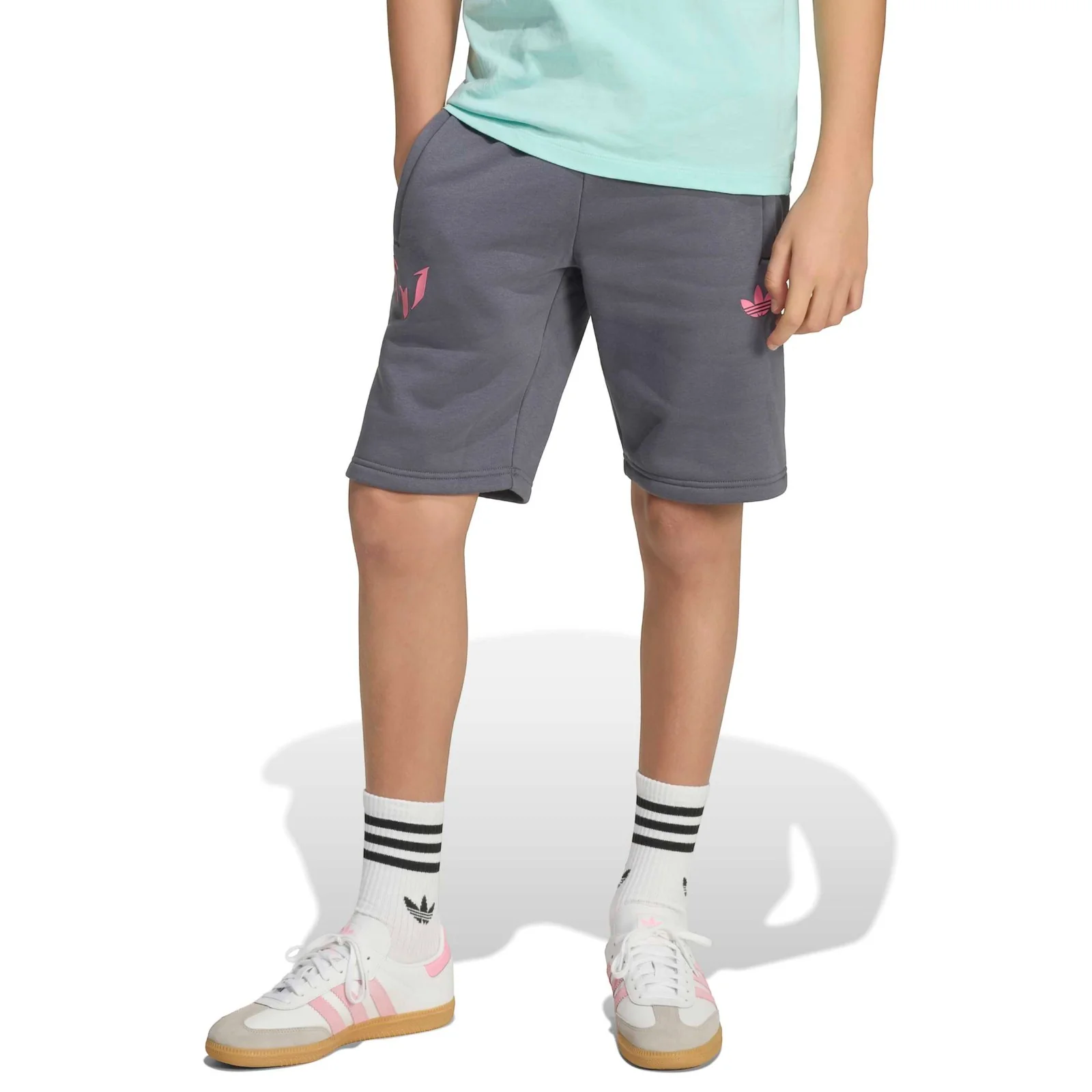 adidas Messi Kids Regular-Fit Fleece Football Shorts