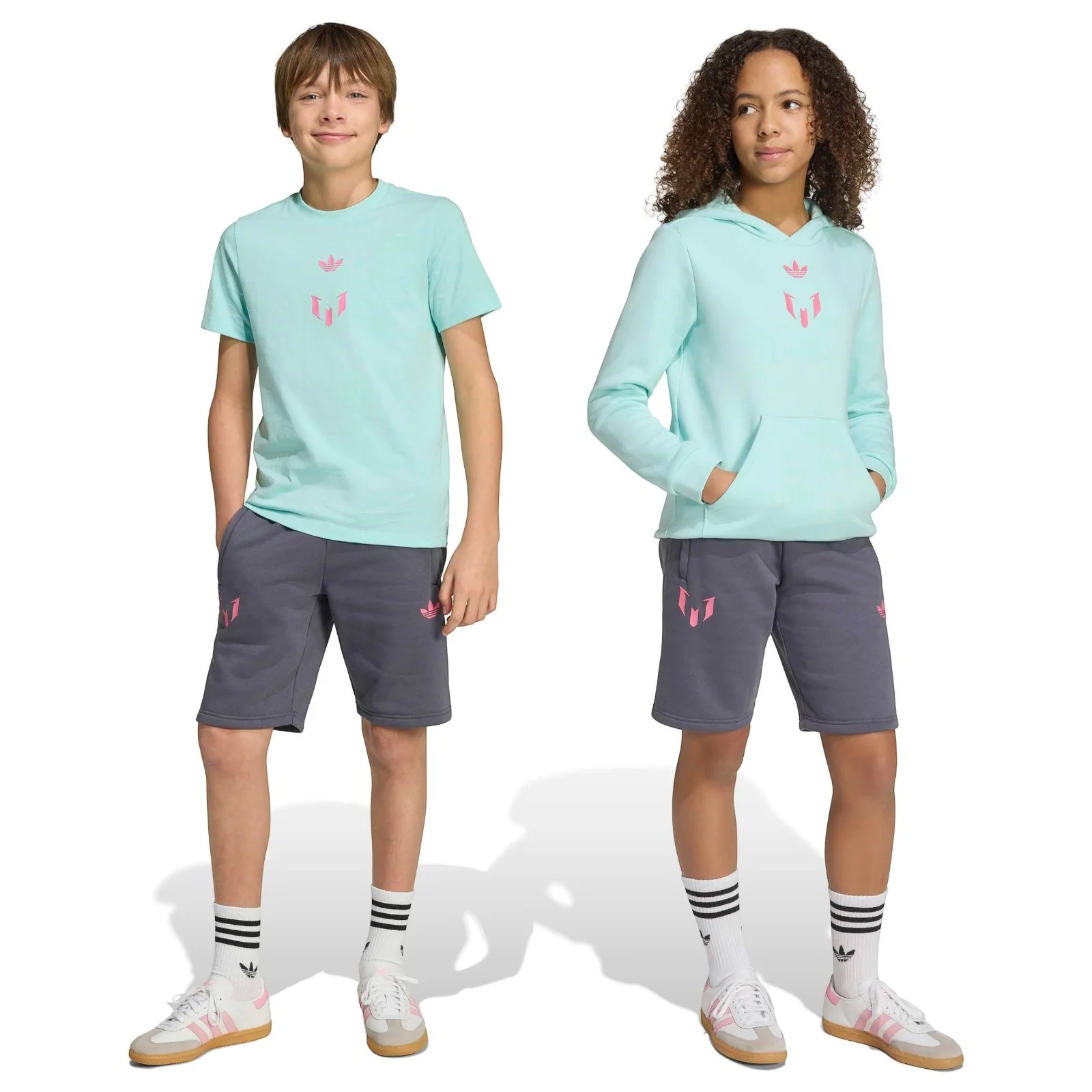 adidas Messi Kids Regular-Fit Fleece Football Shorts - Image 5