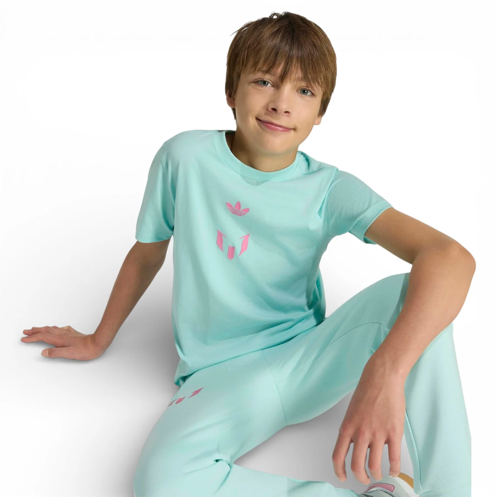 adidas Messi Football Kids Short-Sleeve T-Shirt - Image 4
