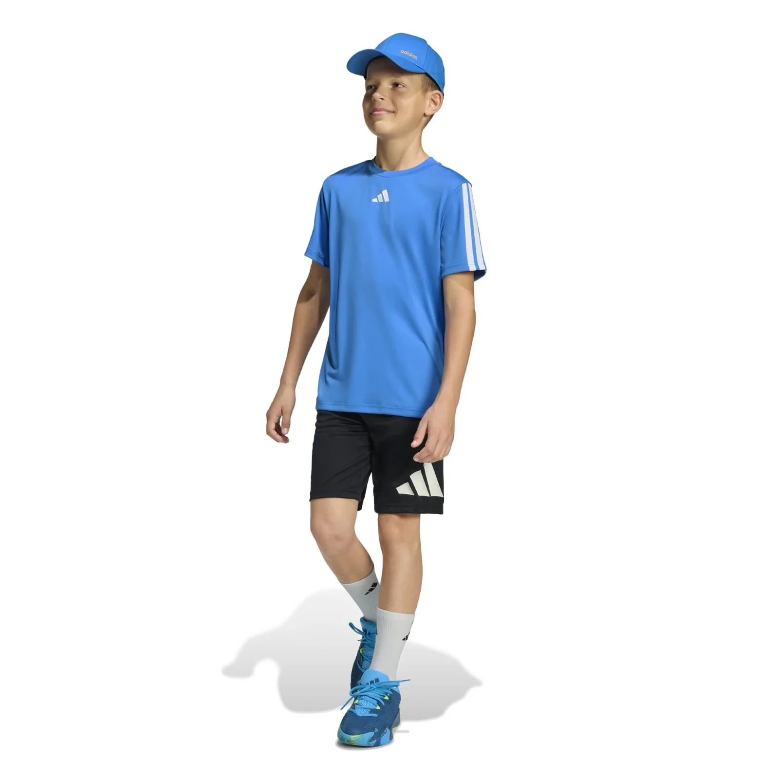 adidas Essentials 3-Stripes Kids Short Sleeve T-Shirt - Image 6