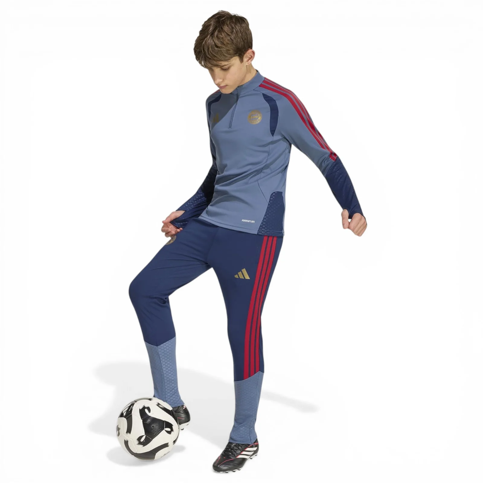 adidas FC Bayern Football 2026/27 Half-Zip Kids Training Top - Image 6