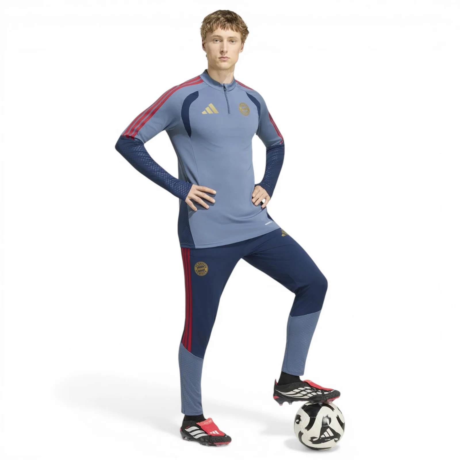 adidas FC Bayern Football 2026/27 Half-Zip Adults Train Top - Image 5
