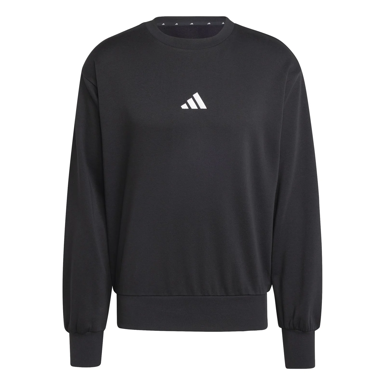 adidas FEELCOZY SWT  Mens Crew Black - Image 6