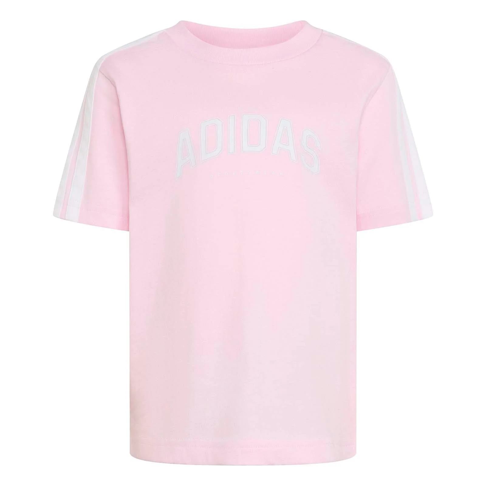 adidas Little Kids Girls Single Jersey Collegiate Set - Image 2