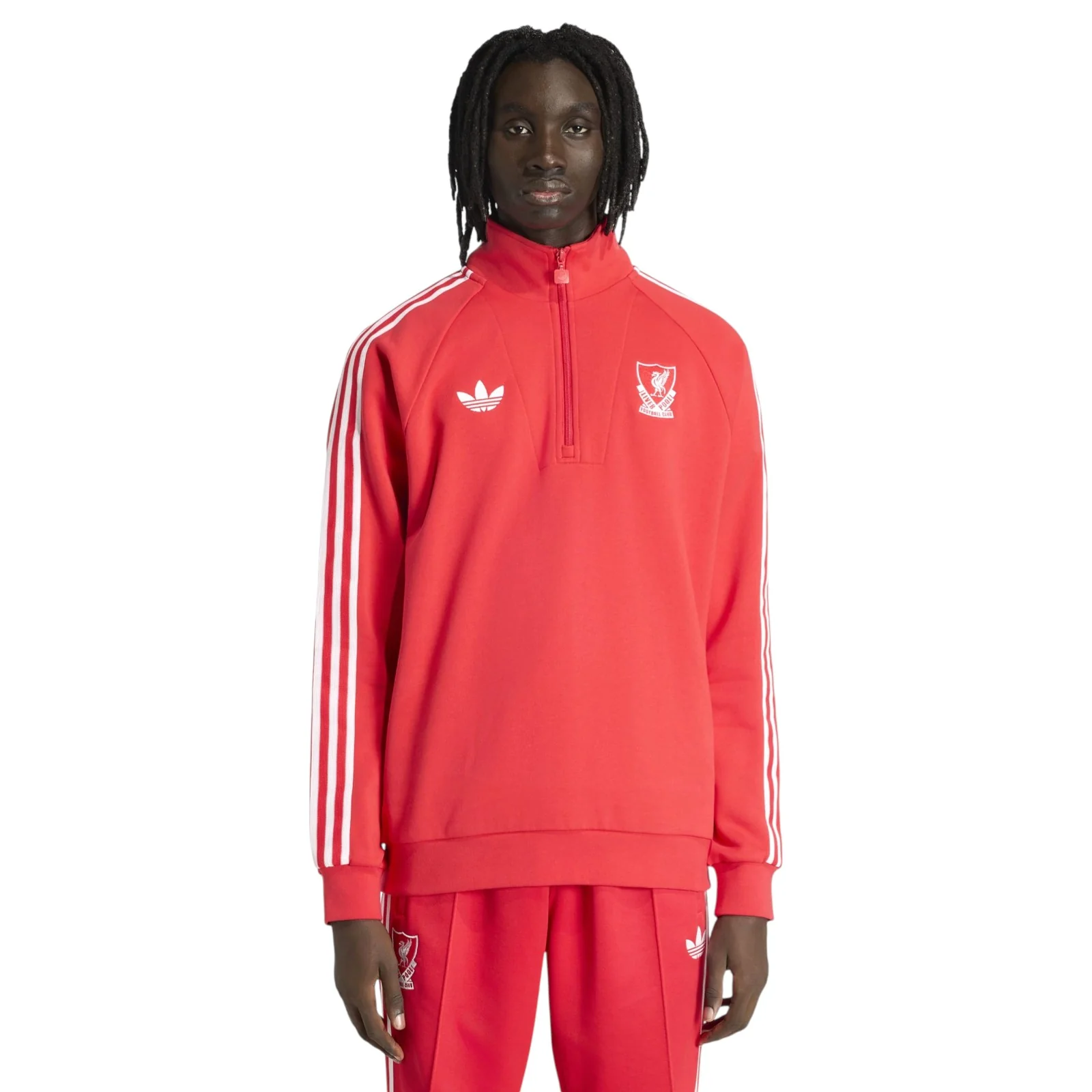 adidas Originals Liverpool Football 2025/26 Mens 1/2 Zip Top