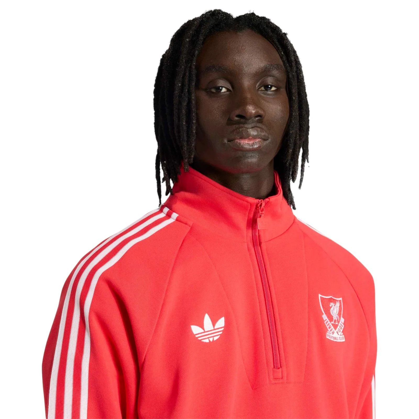 adidas Originals Liverpool Football 2025/26 Mens 1/2 Zip Top - Image 3