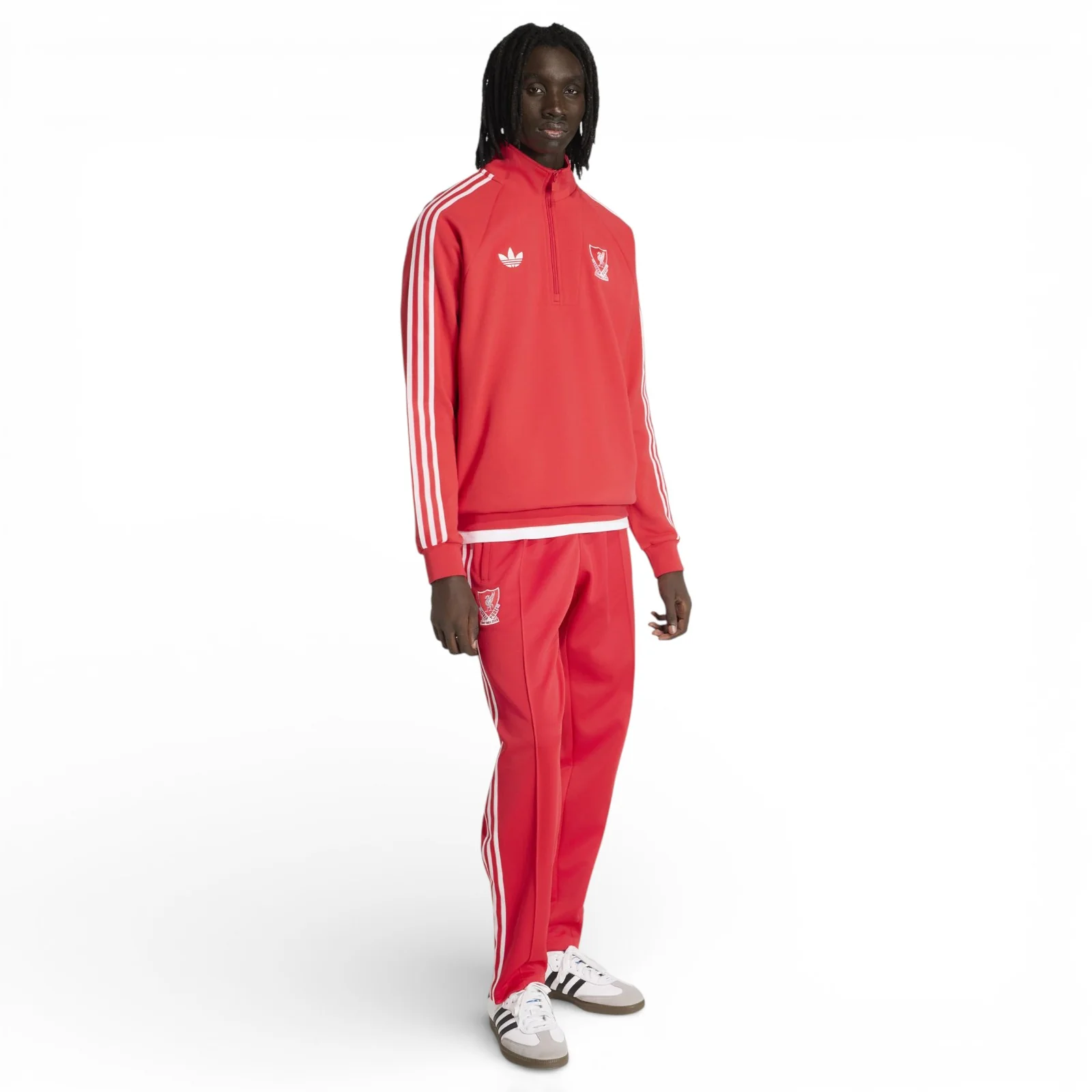 adidas Originals Liverpool Football 2025/26 Mens 1/2 Zip Top - Image 6