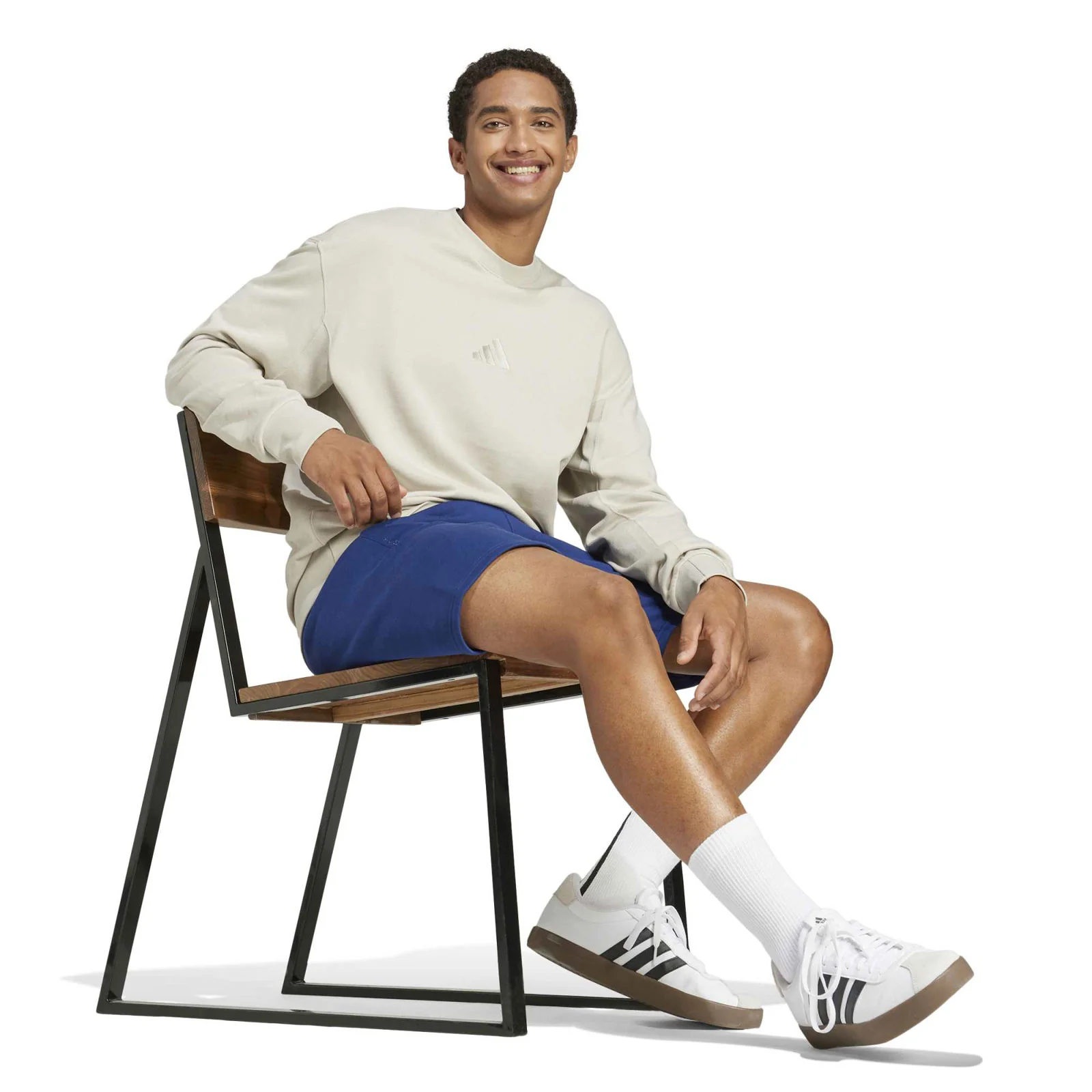 adidas All SZN French Terry Mens Crewneck Sweatshirt - Image 5