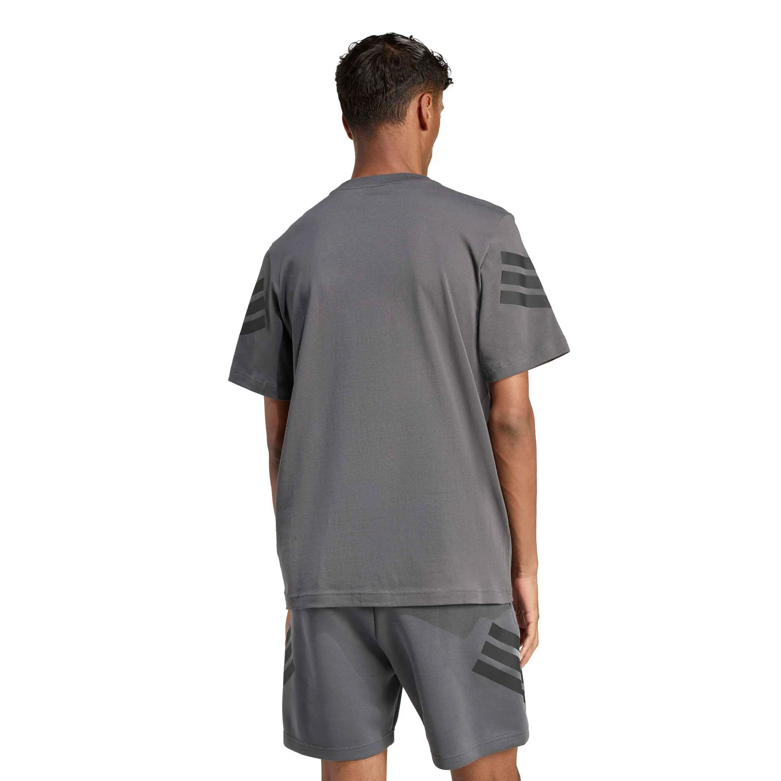 adidas Future Icons 3-Stripes Mens Short-Sleeve T-Shirt - Image 2