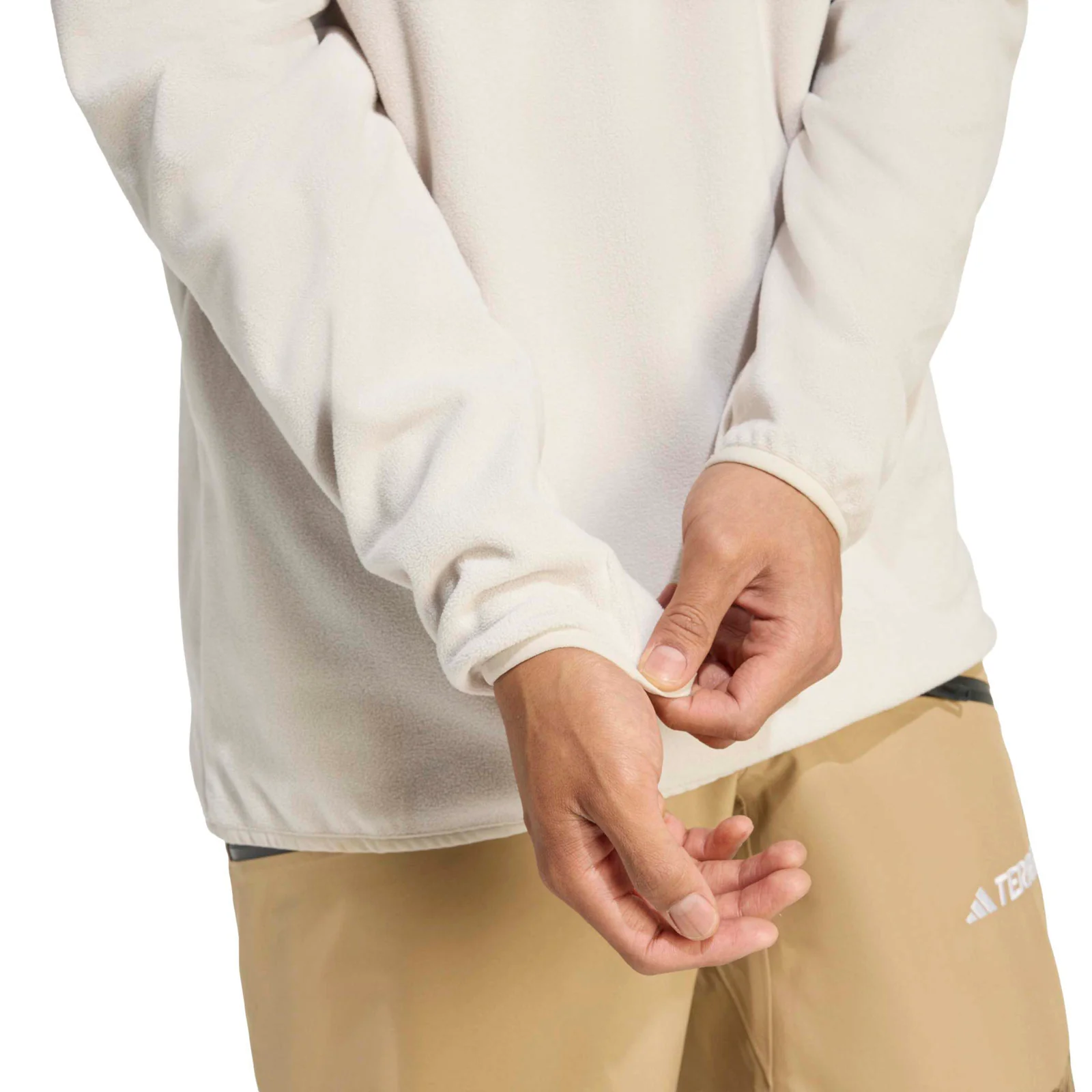 adidas Multi Essentials Mens Half-Zip Fleece Jacket - Image 4
