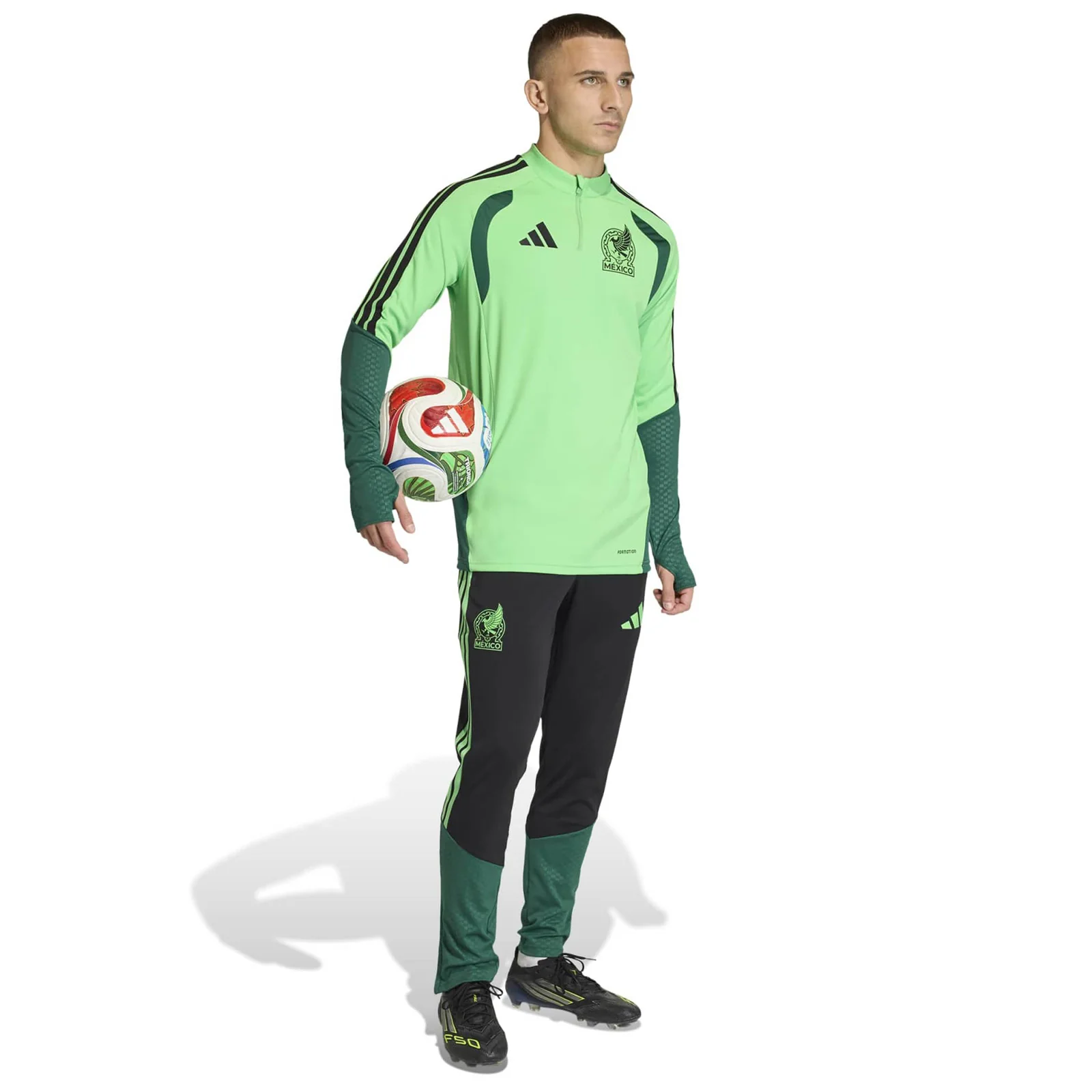 adidas Mexico Football World Cup 2026 Adults Tiro Training Top - Image 7