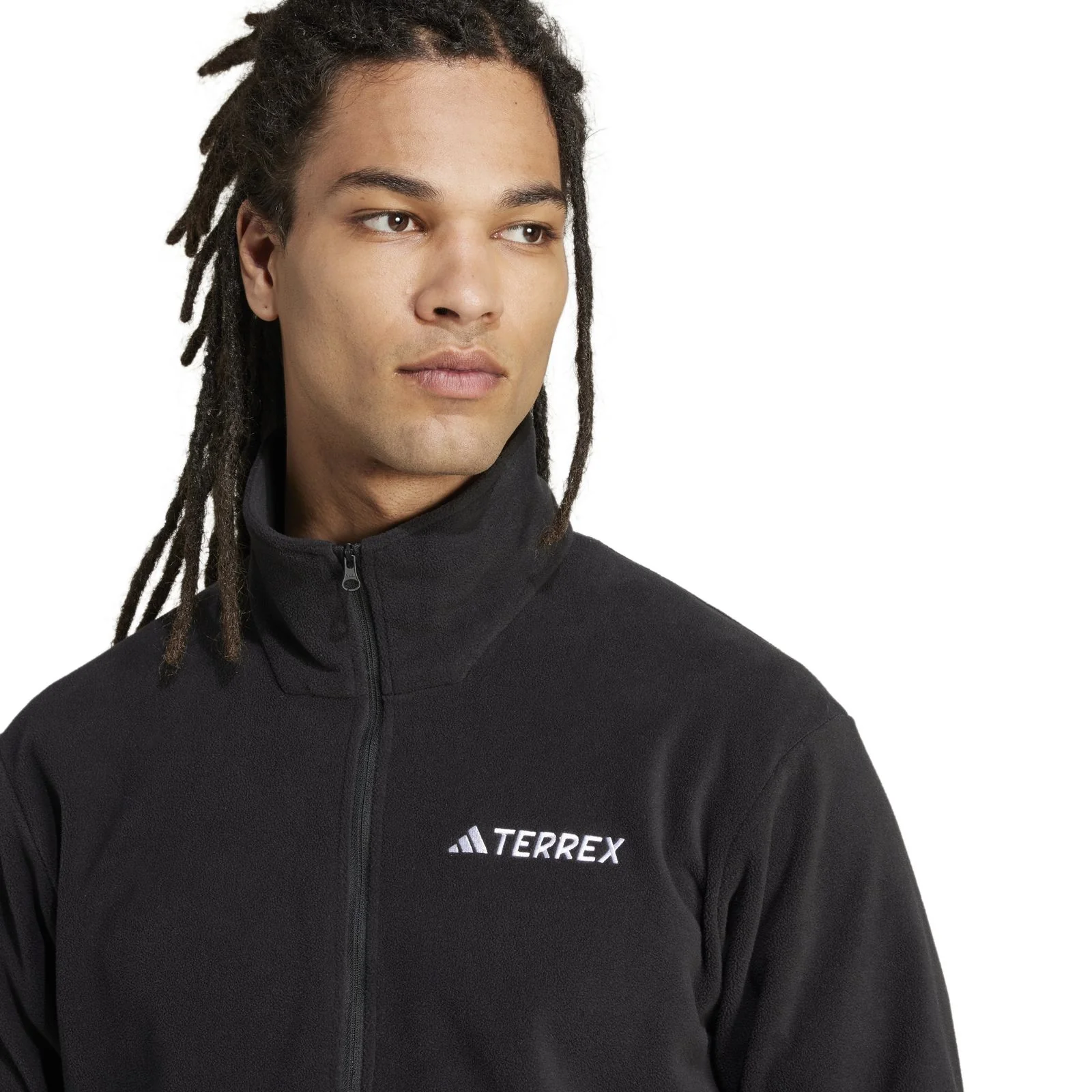 adidas Multi Essentials 1/2 Zip Fleece Jacket - Image 3