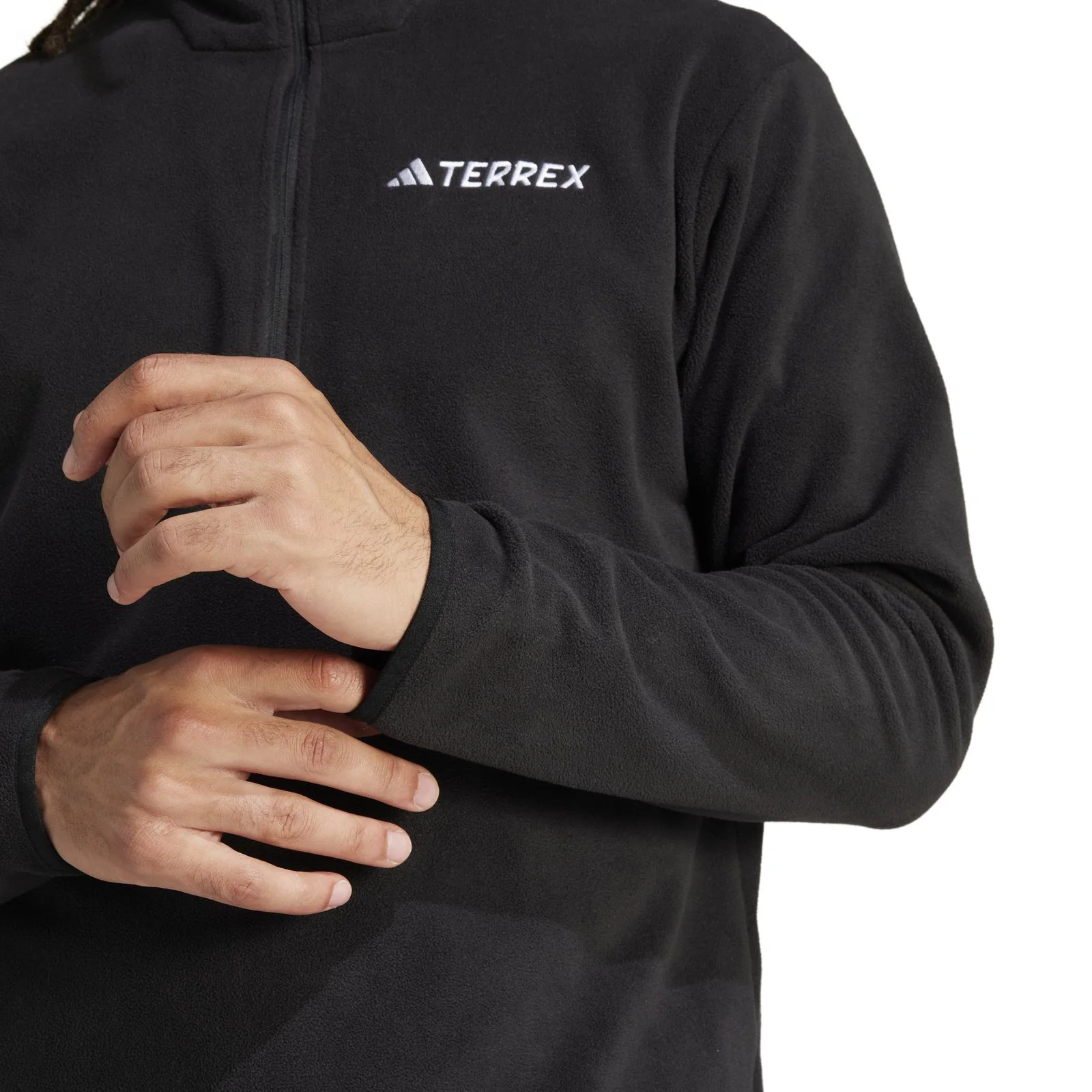 adidas Multi Essentials 1/2 Zip Fleece Jacket - Image 4