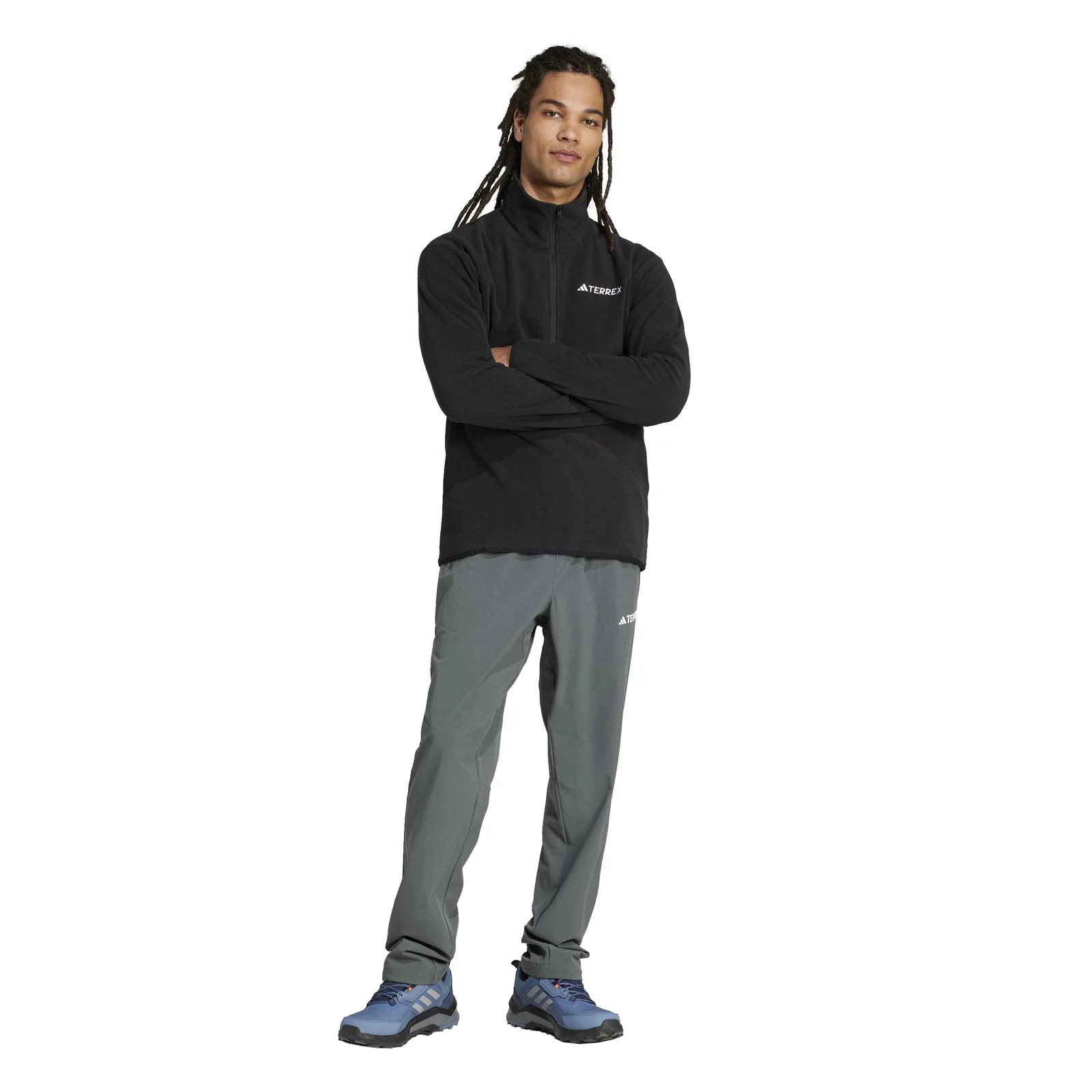 adidas Multi Essentials 1/2 Zip Fleece Jacket - Image 7
