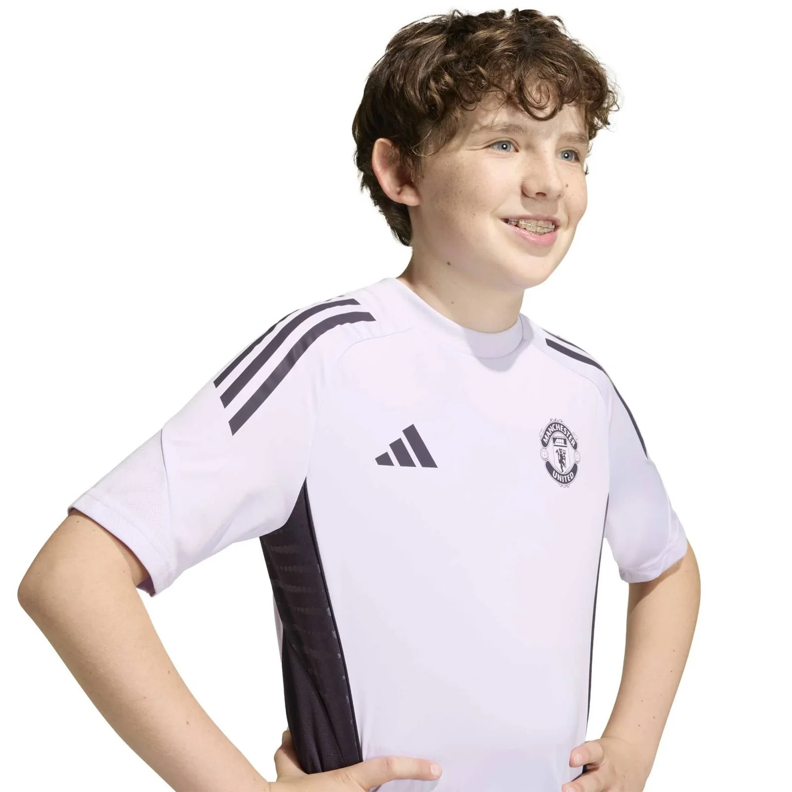 adidas Manchester United Football Tiro 2025/26 Kids Competition Training Jersey - Image 5