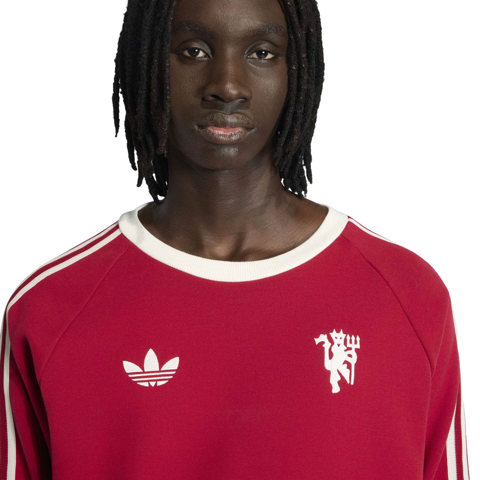 adidas Originals Man United Football 2025/26 Mens Sweatshirt - Image 3