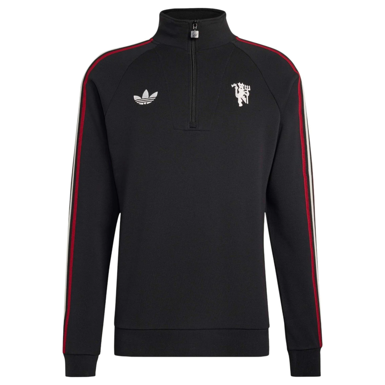 adidas Originals Man Utd Football 2025/26 Mens Half-Zip Top - Image 5