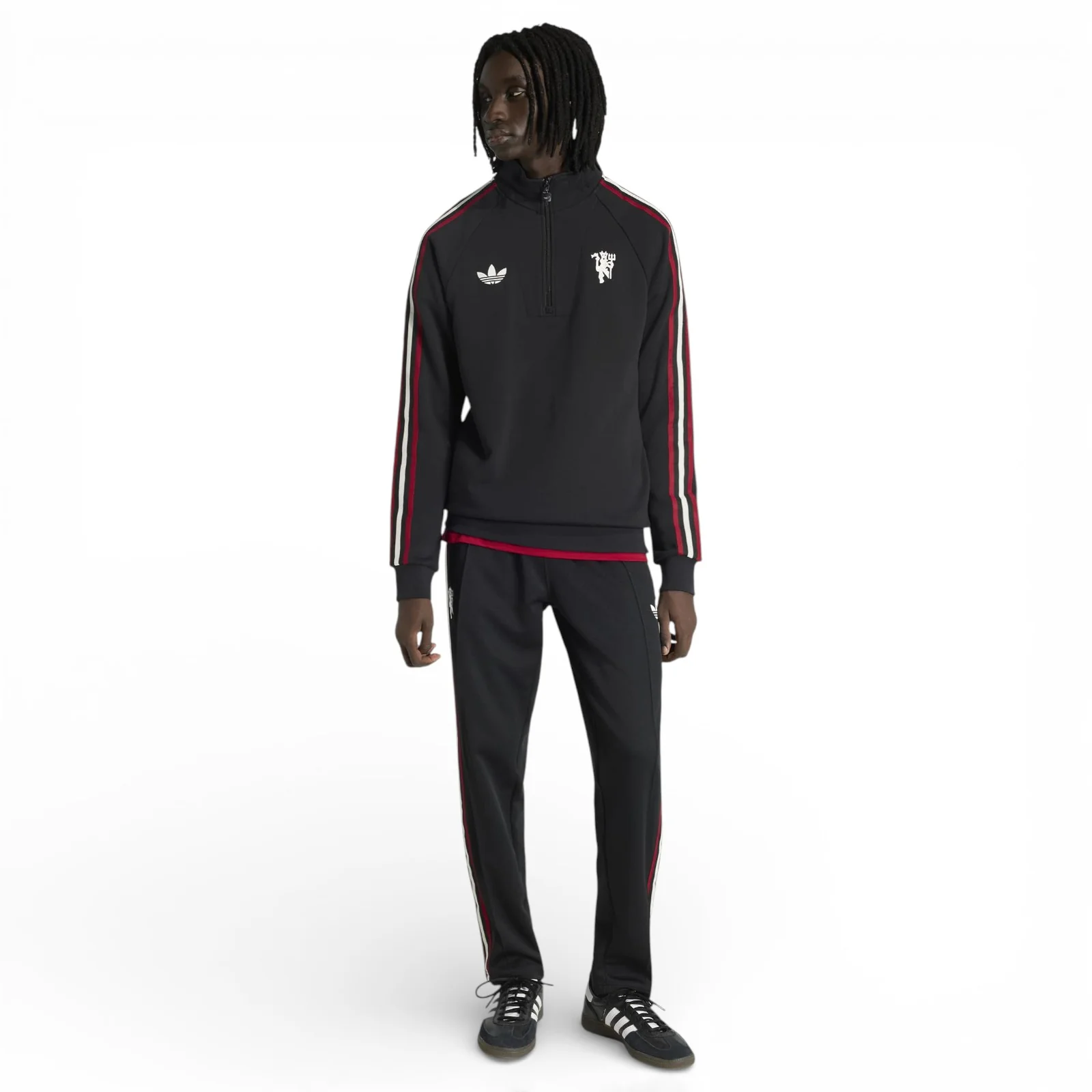 adidas Originals Man Utd Football 2025/26 Mens Half-Zip Top - Image 7