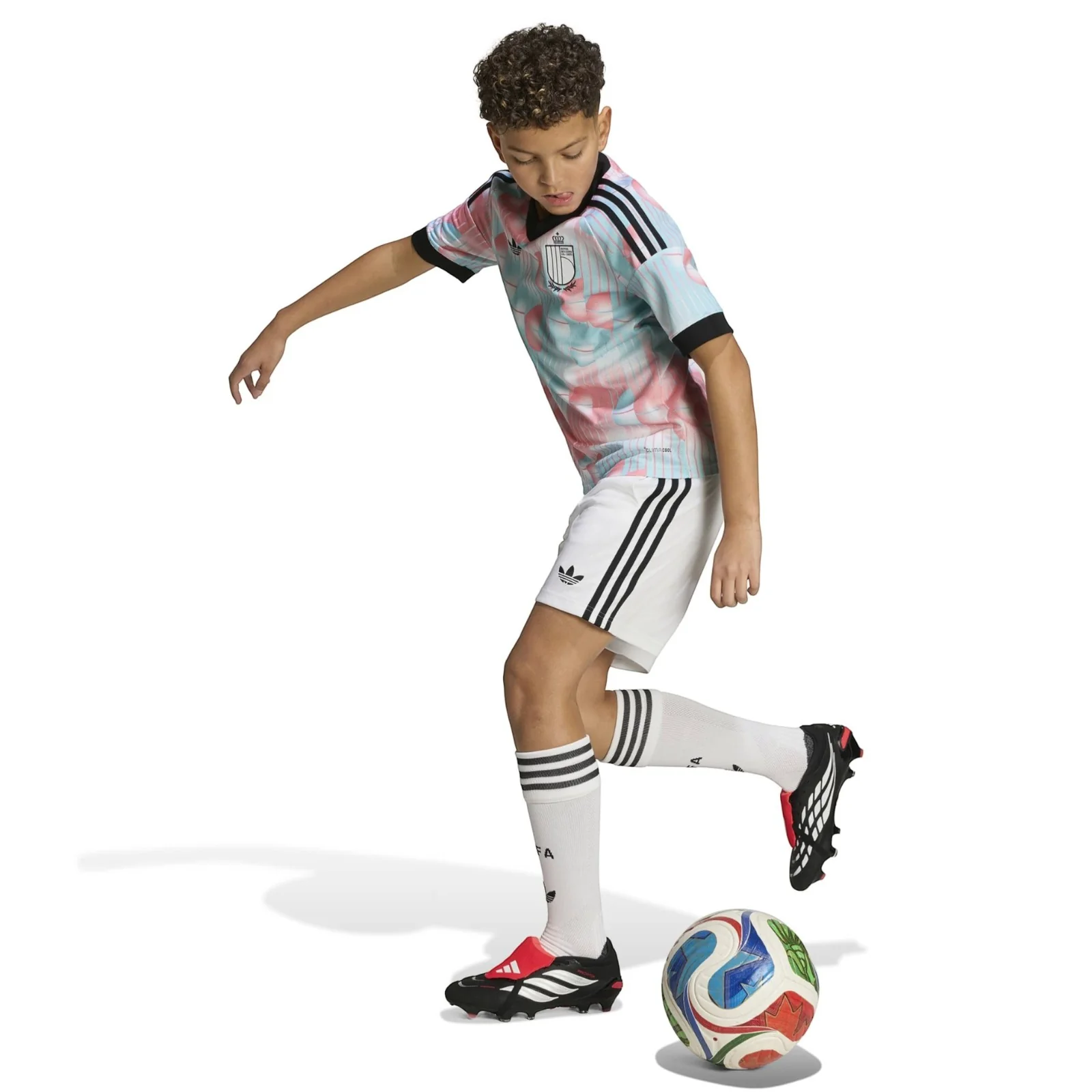 adidas OG Belgium Football World Cup 2026 Kids Away Jersey - Image 9
