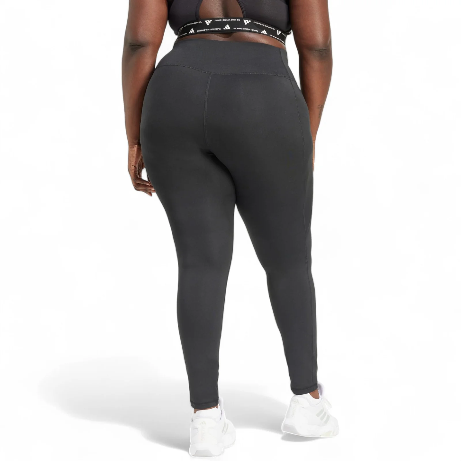 adidas Optime Essentials Plus-Size Womens Leggings - Image 2