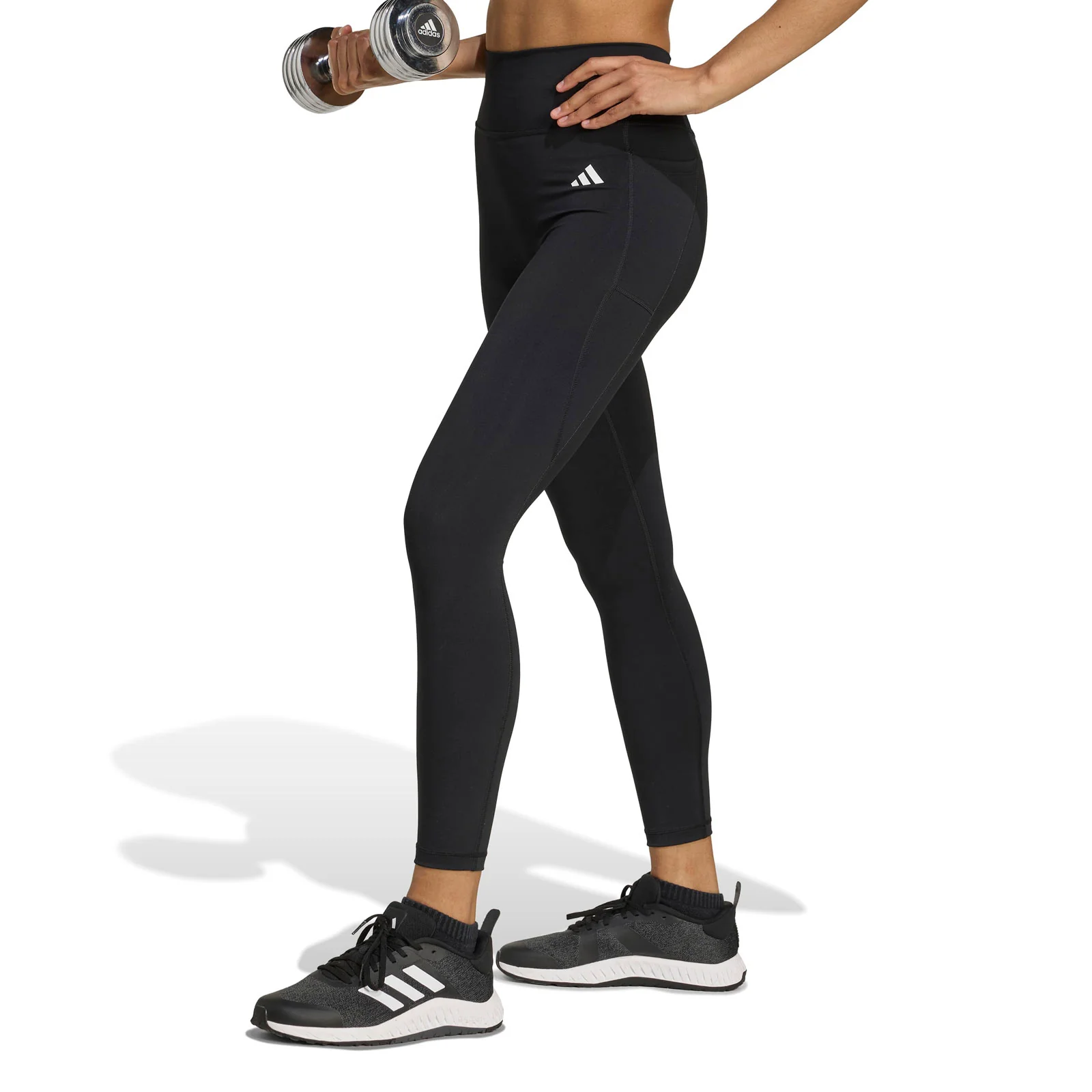adidas Optimé Essentials No Front Rise Seam Womens 7/8 Leggings