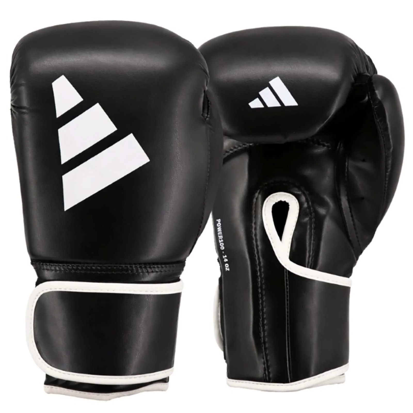 adidas Power 100 Black 14oz Boxing Gloves