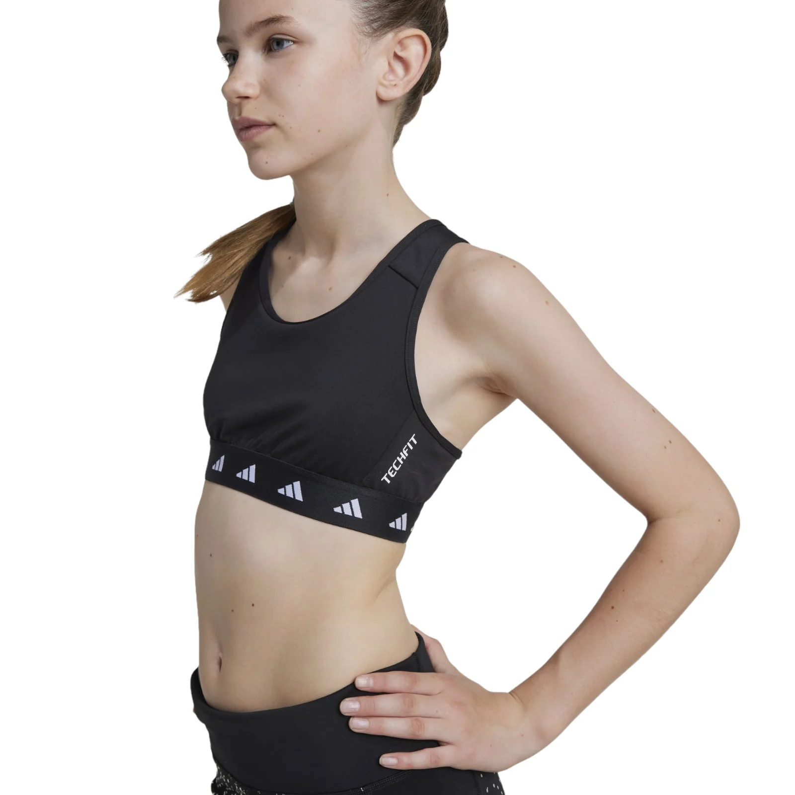 adidas TECHFIT Power React Girls Bra - Image 3