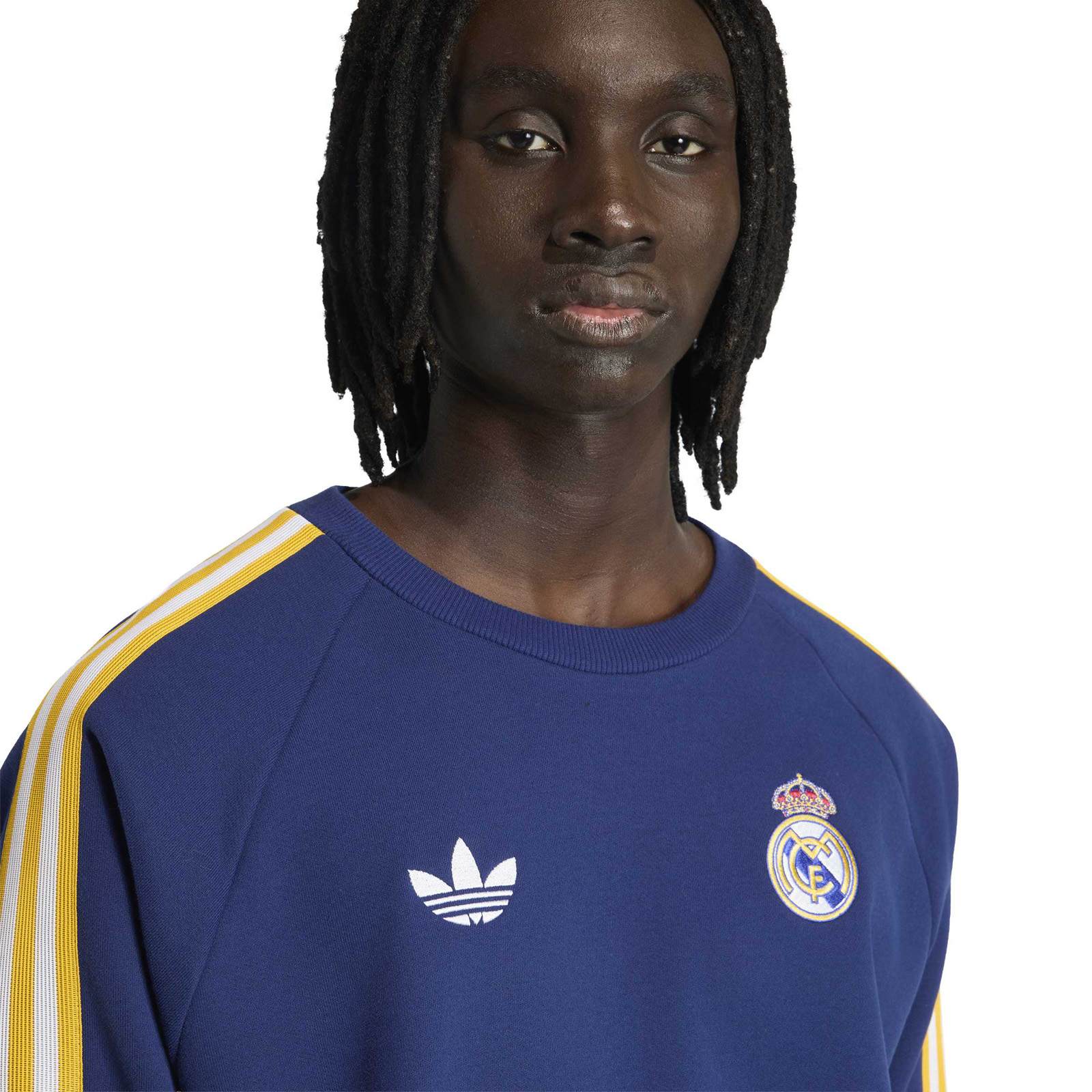 adidas OG Real Madrid Football 2025/26 Mens Crew Sweatshirt - Image 3