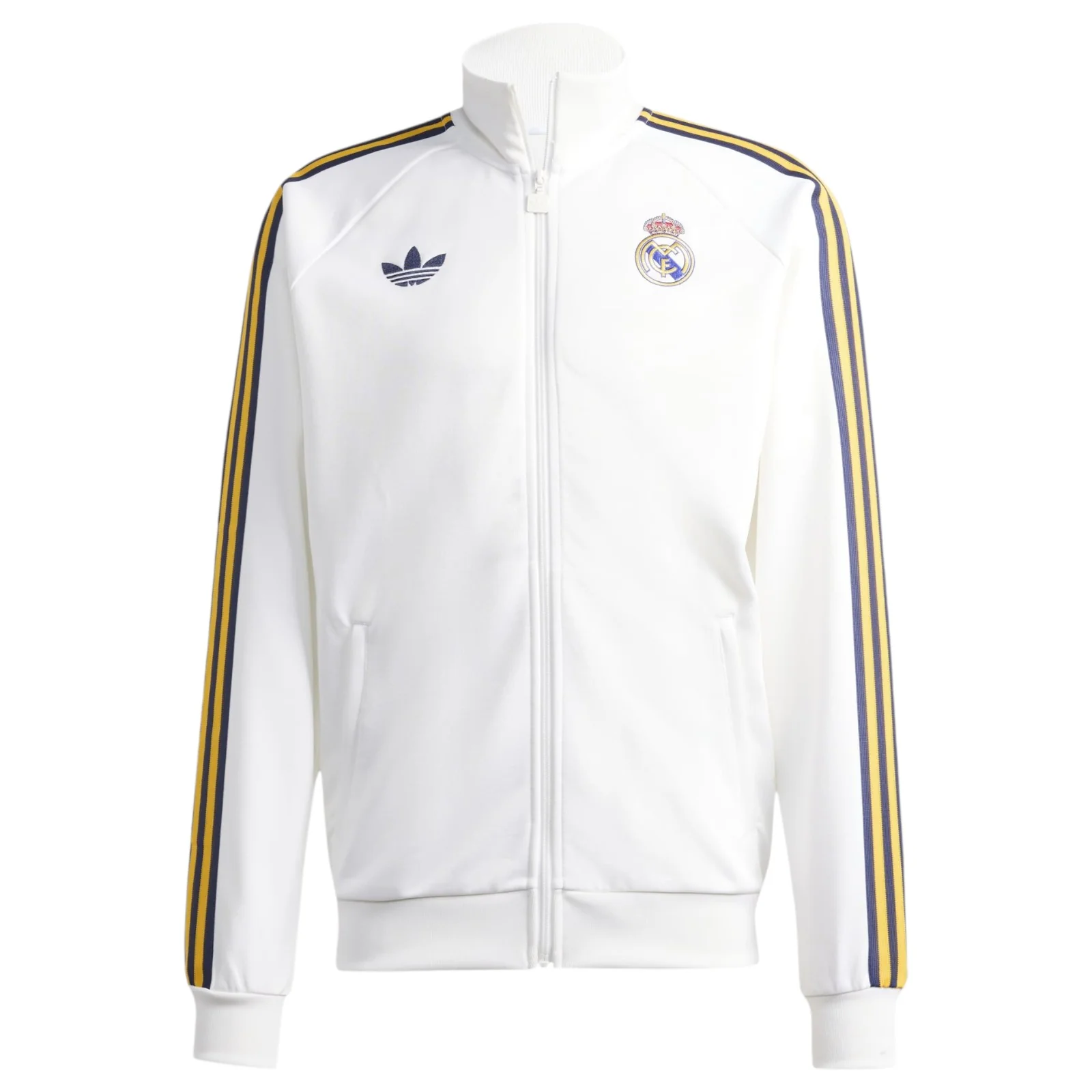 adidas Real Madrid Football Originals Adults Half-Zip Top - Image 6