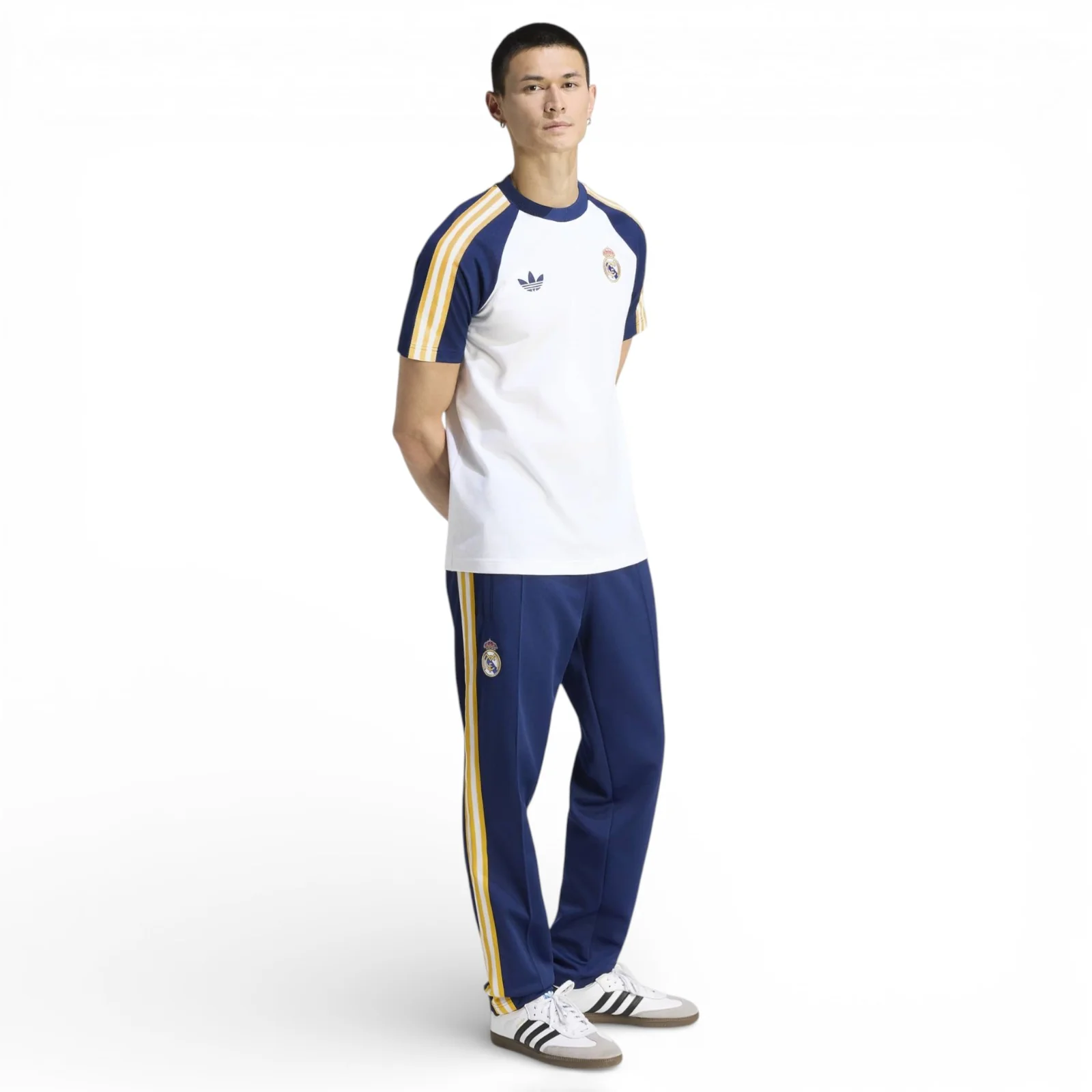 adidas Real Madrid Football Originals Mens Slim-Fit T-Shirt - Image 5