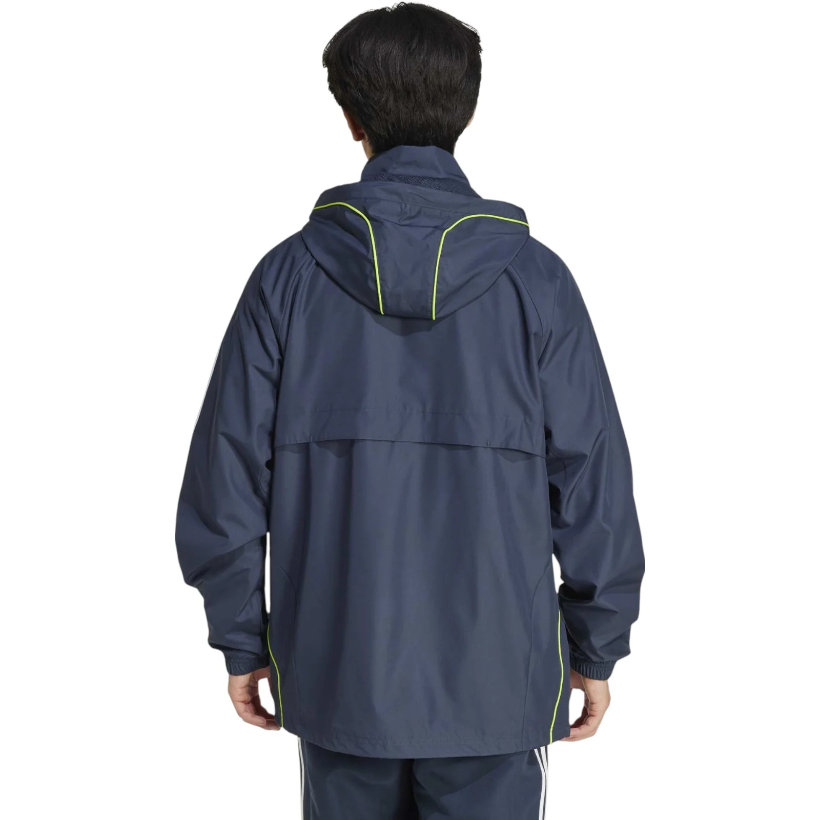 adidas Real Madrid Adults Full-Zip Windbreaker Jacket - Image 2