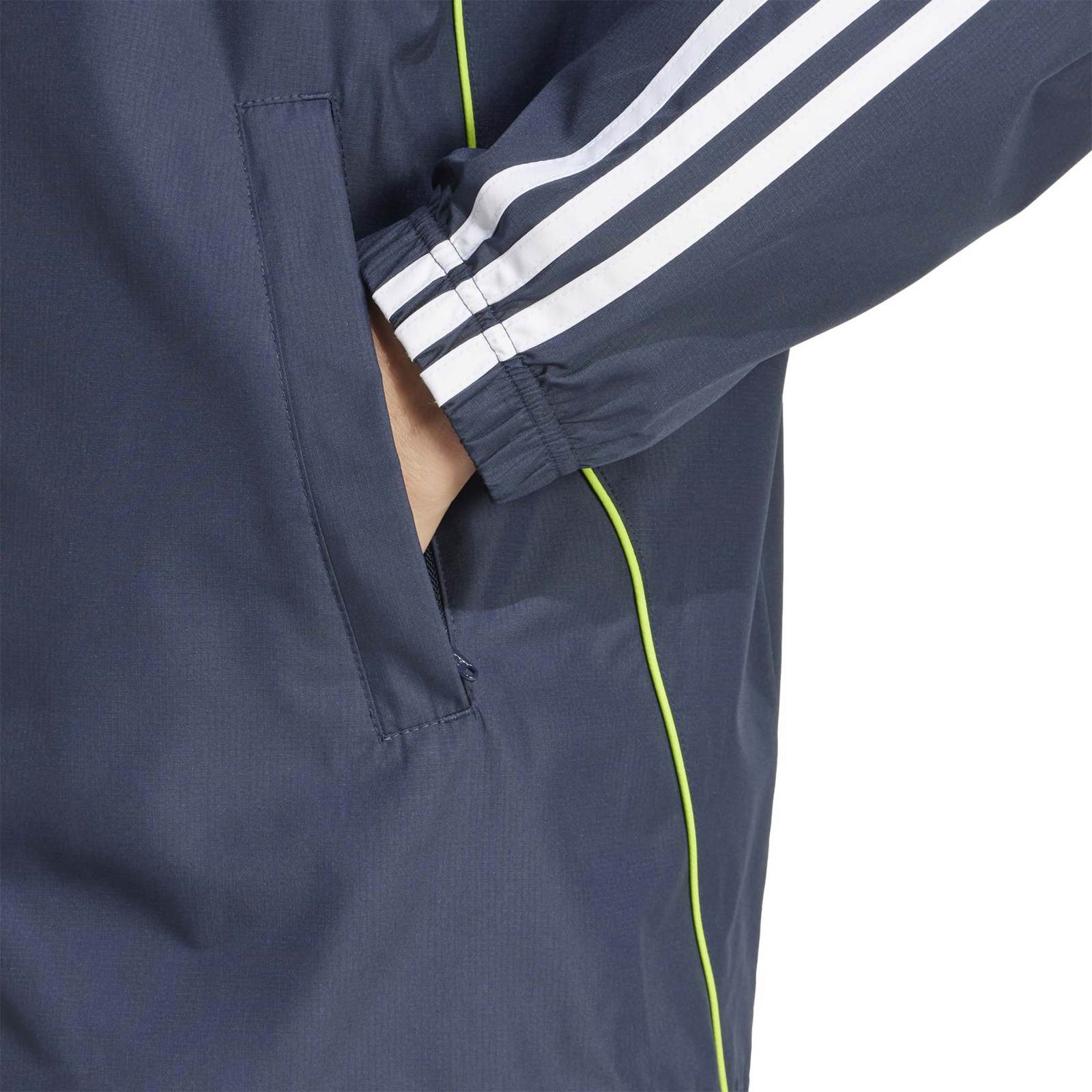 adidas Real Madrid Adults Full-Zip Windbreaker Jacket - Image 5