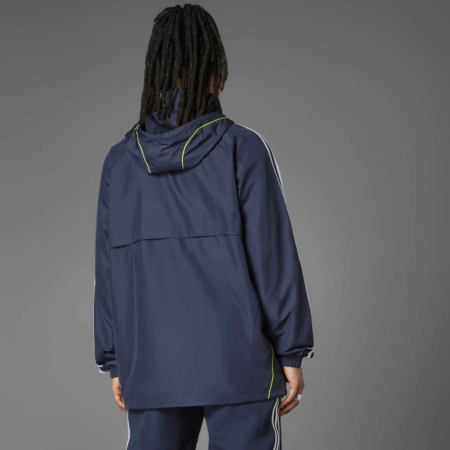 adidas Real Madrid Adults Full-Zip Windbreaker Jacket - Image 8