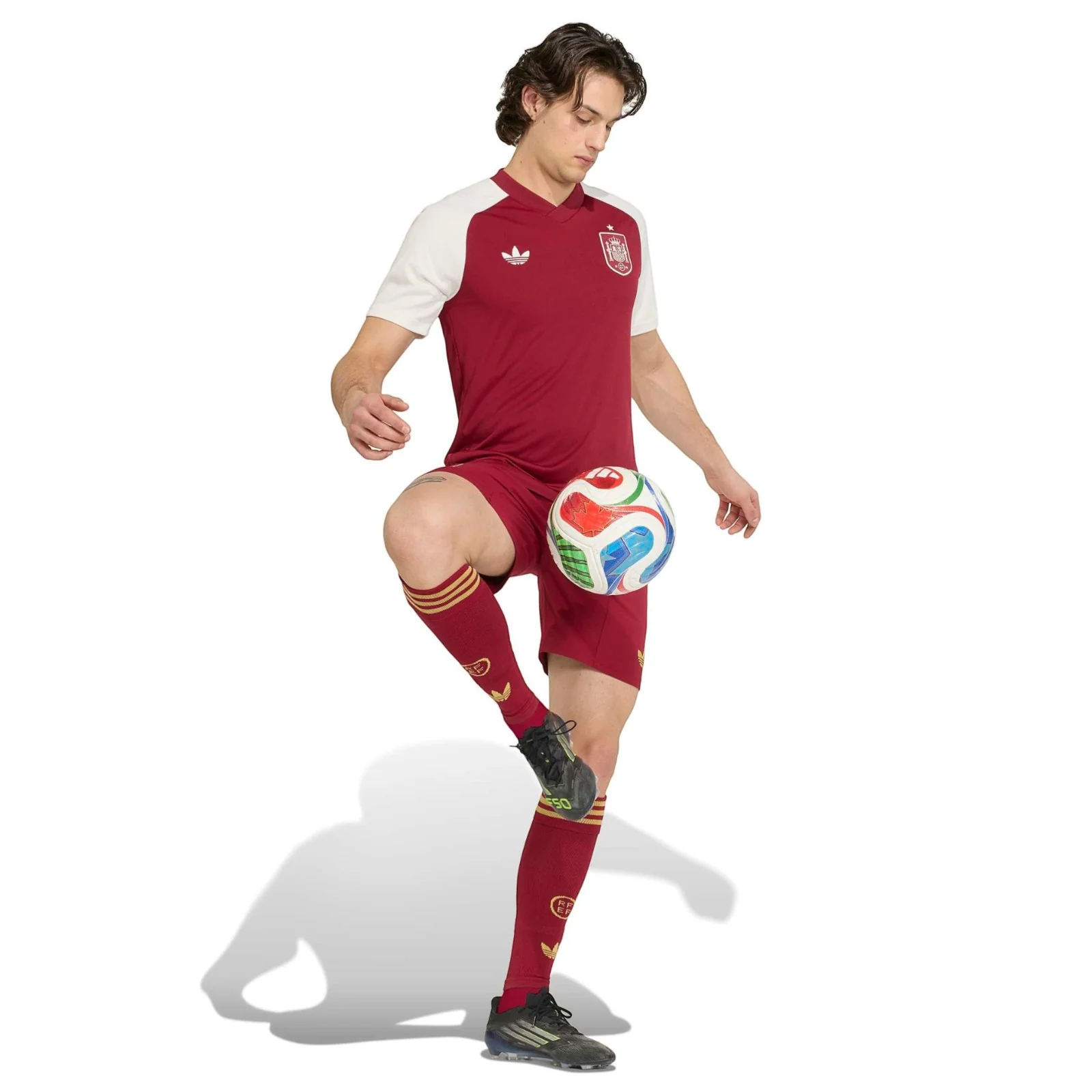 adidas OG Spain Football WC 2026 Adult Away Pre-Match Jersey - Image 7