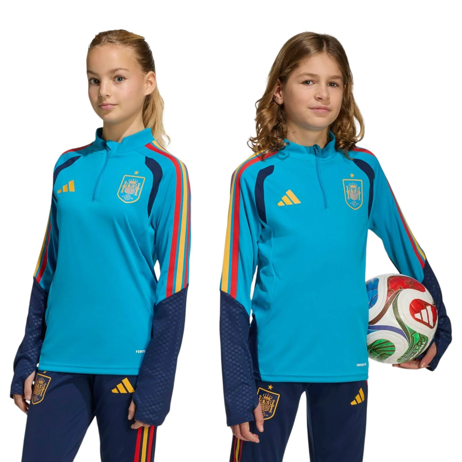 adidas Spain Football World Cup 2026 Kids Half-Zip Training Top - Image 5