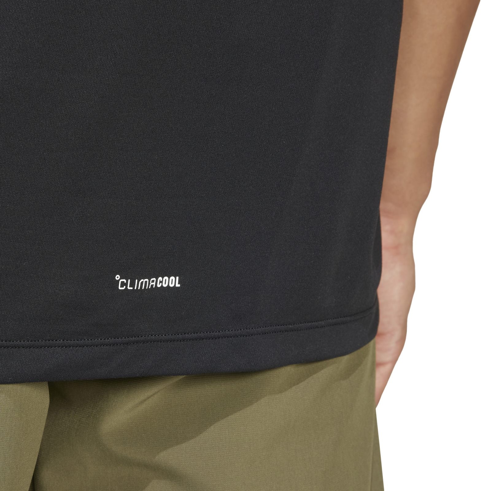 adidas T LOG TECH T Mens Tee Black - Image 3