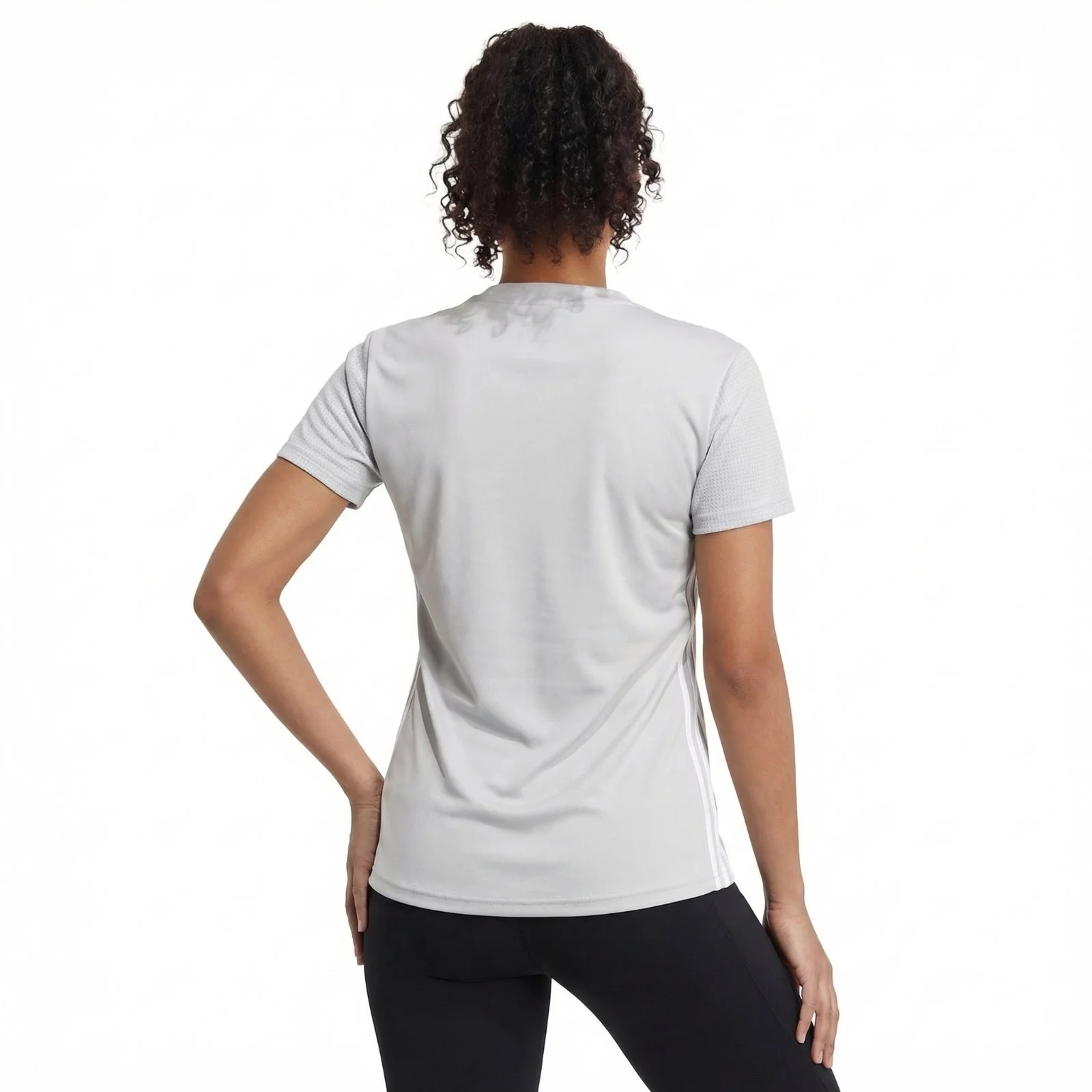 adidas Tabela Womens Short Sleeve Football Training Jersey - Image 2