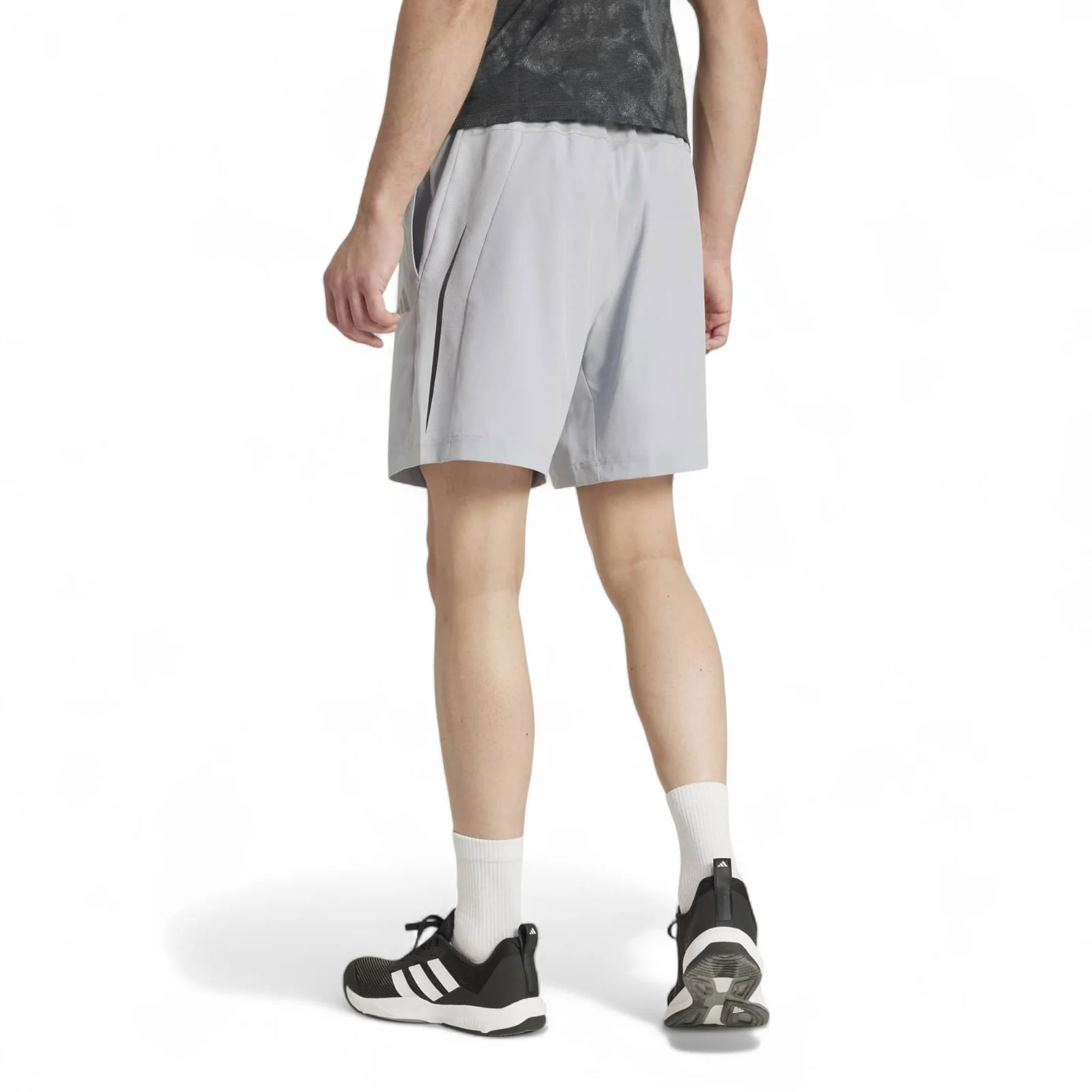 adidas Tech Apparel Mens Regular-Fit Workout Shorts - Image 2